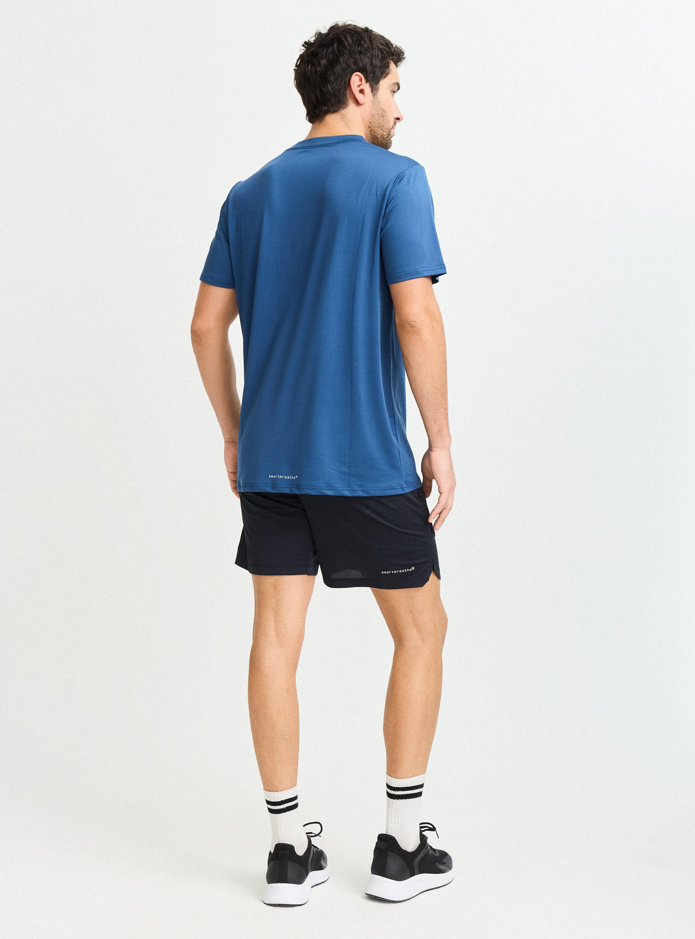 Short Deportivo Bolsillo con Cierre Malla Interior-5
