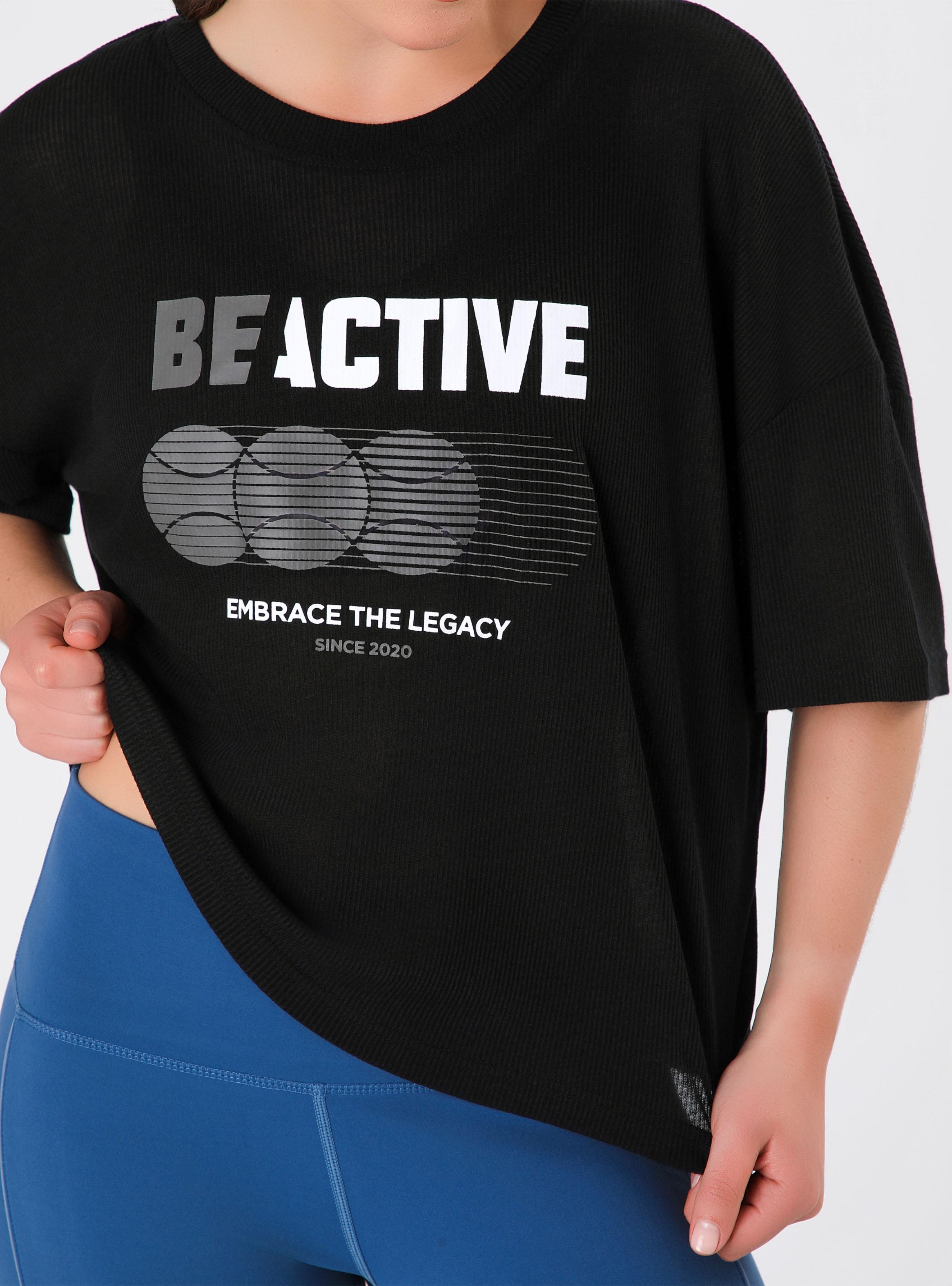 Polera Ligera Estampada de Tela Suave-2