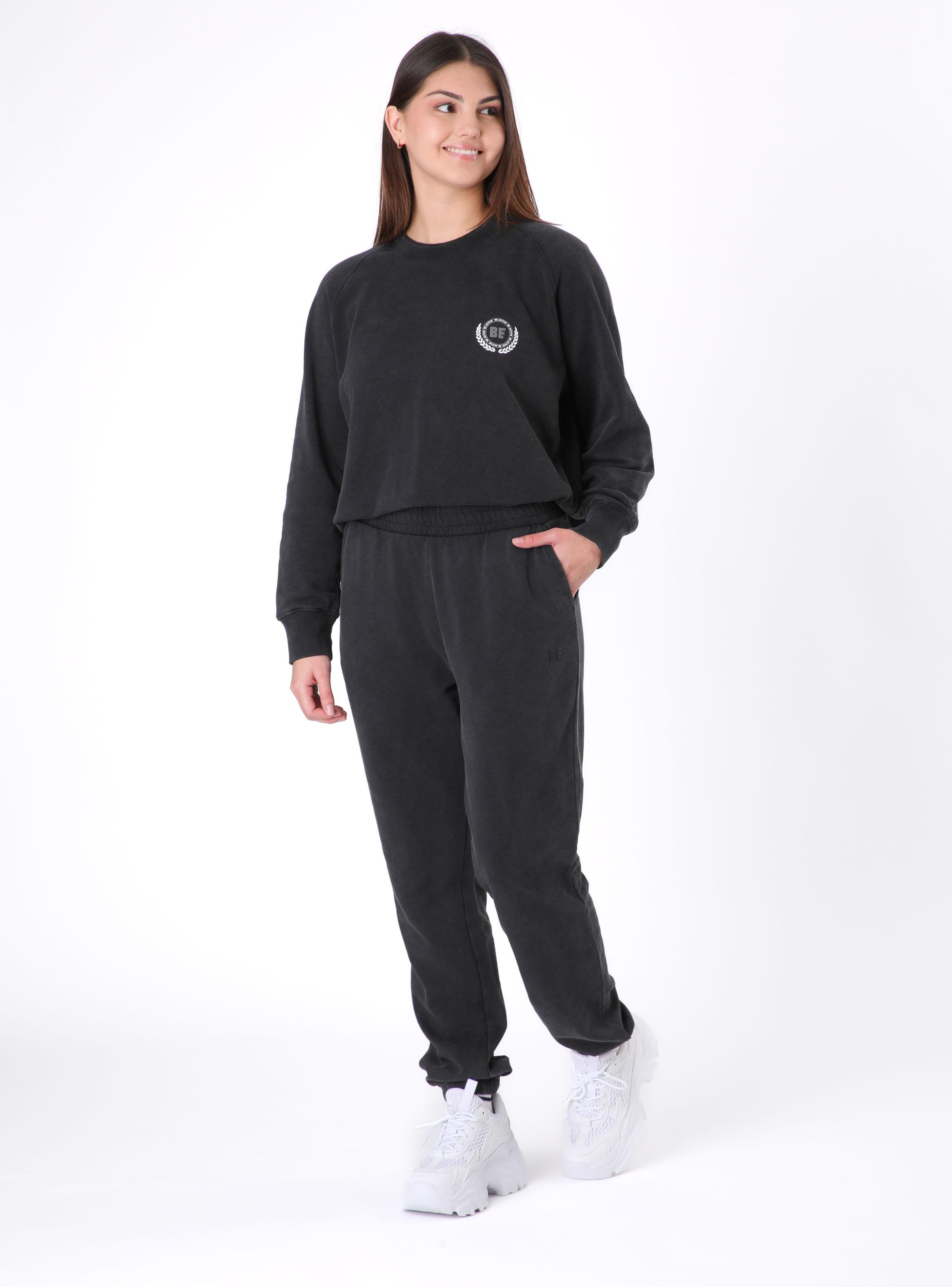 Pantalón Algodón Orgánico Suave con Puño en Tobillo Jogger-3