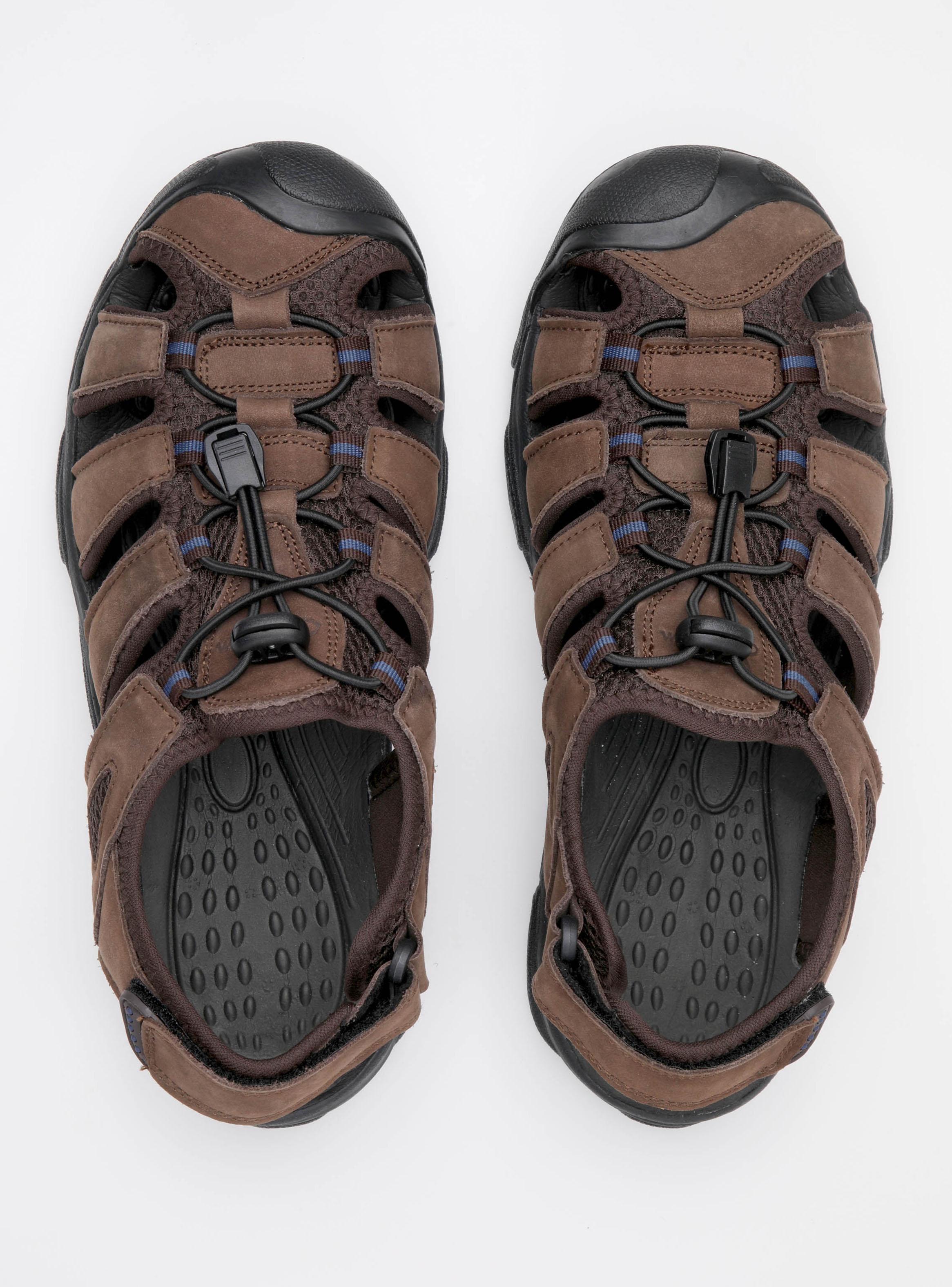 Sandalia Outdoor Cuero Hombre-3