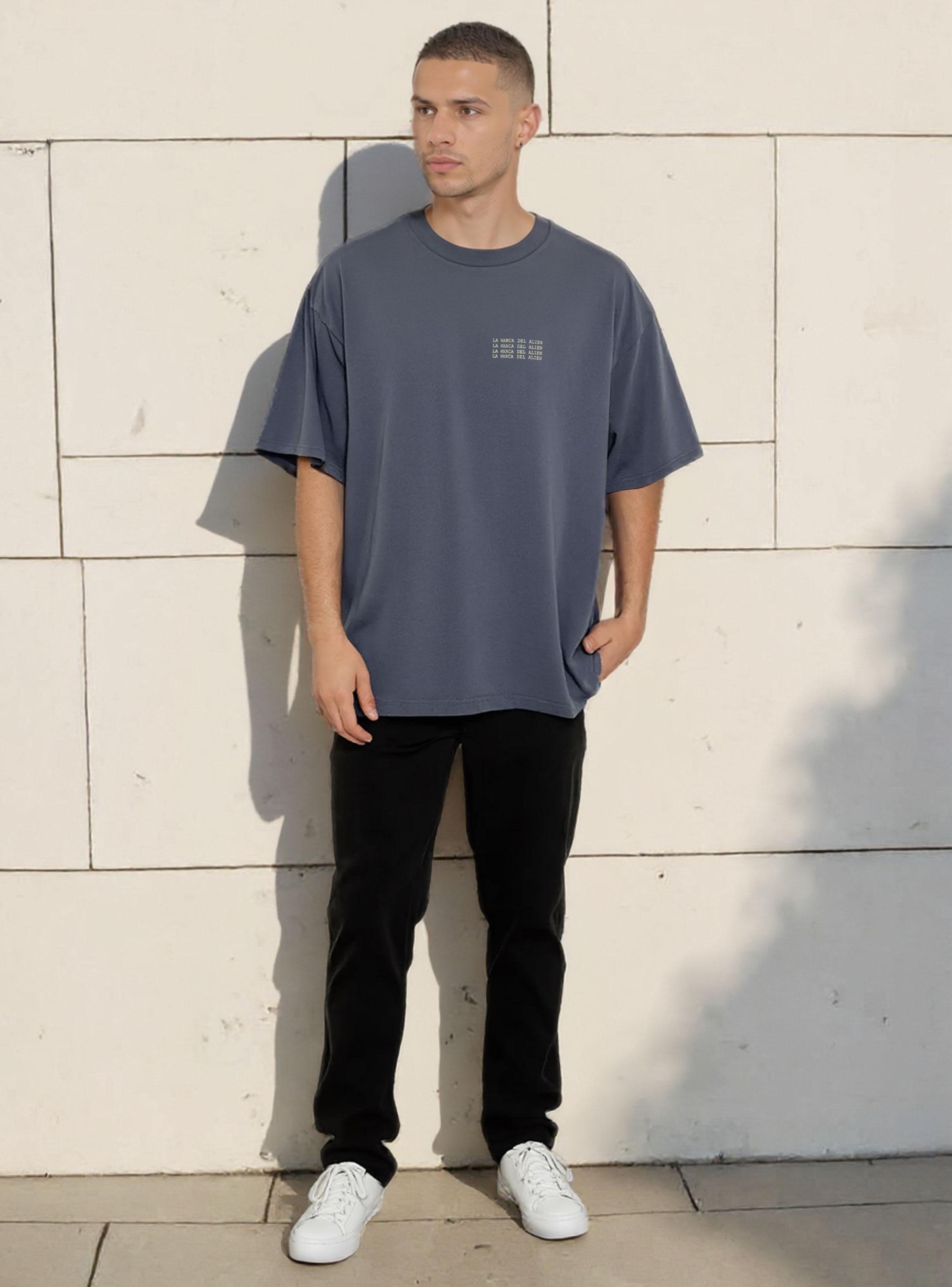 Polera Acid Wash Boxy Print-3