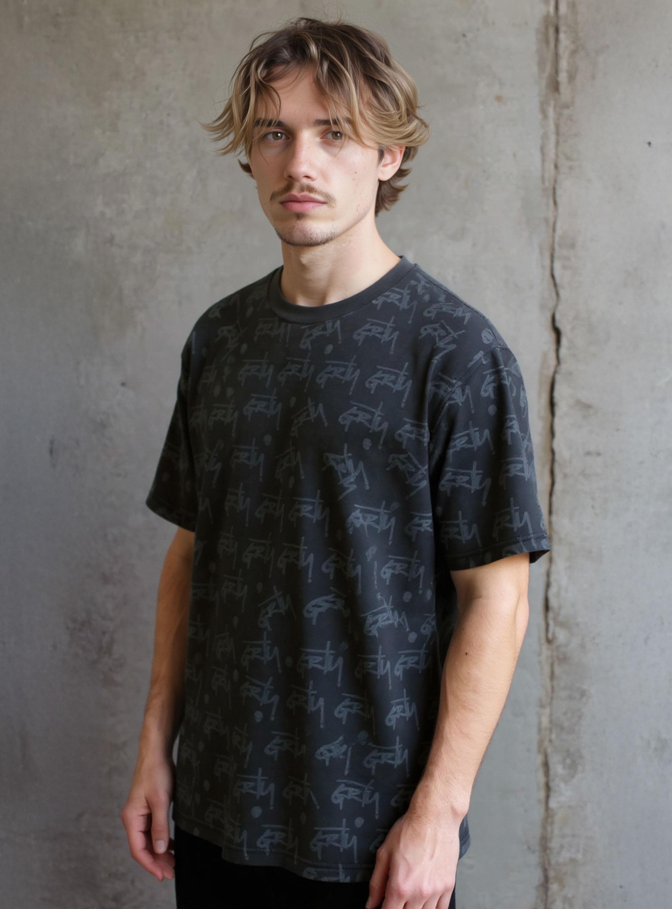 Polera Manga Corta Grty Full Print-2
