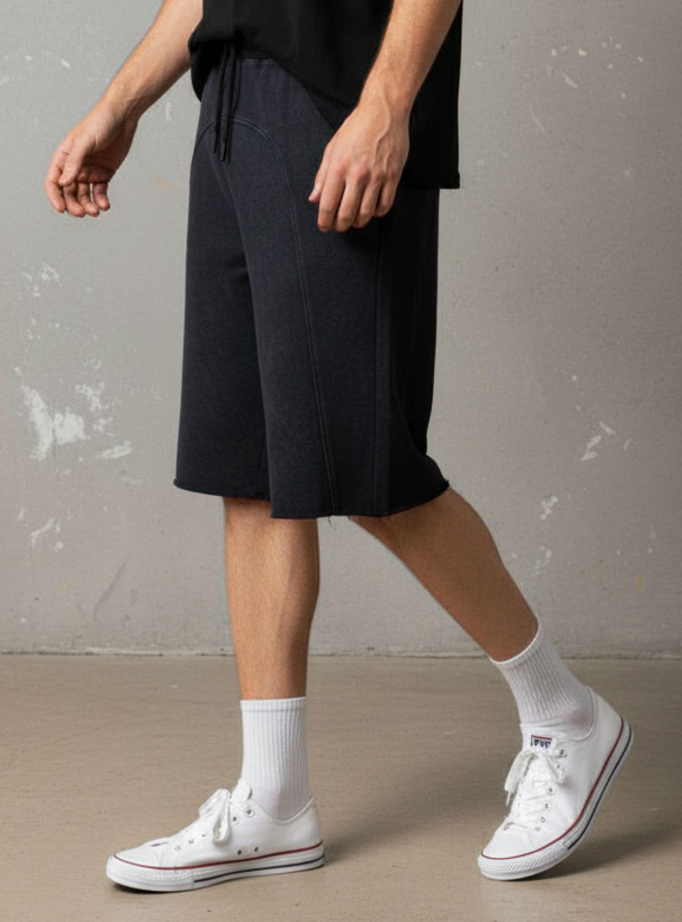 Short Baggy Fit Tiro Medio-2