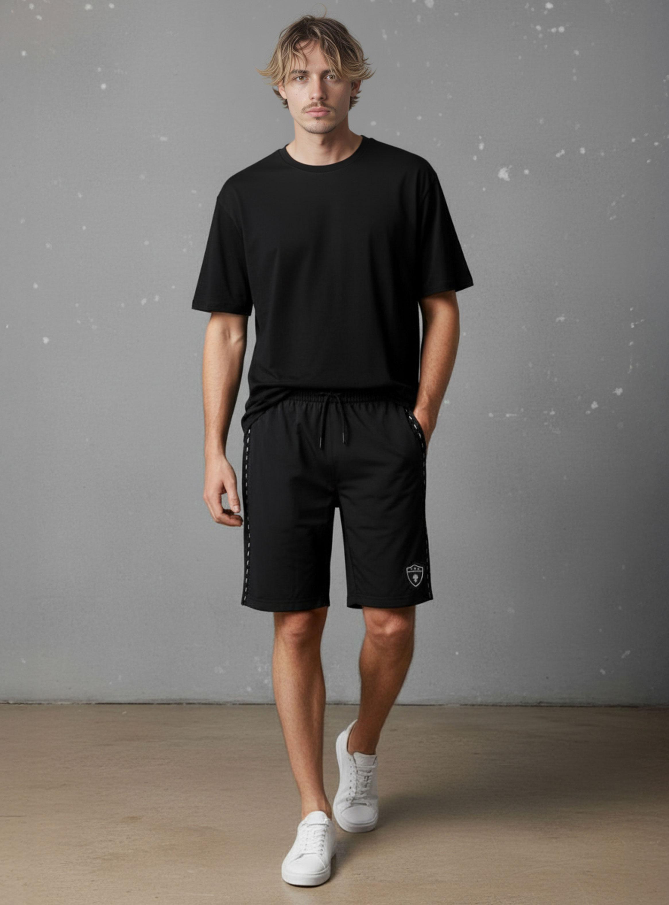 Short Deportivo Poliéster Regular-3