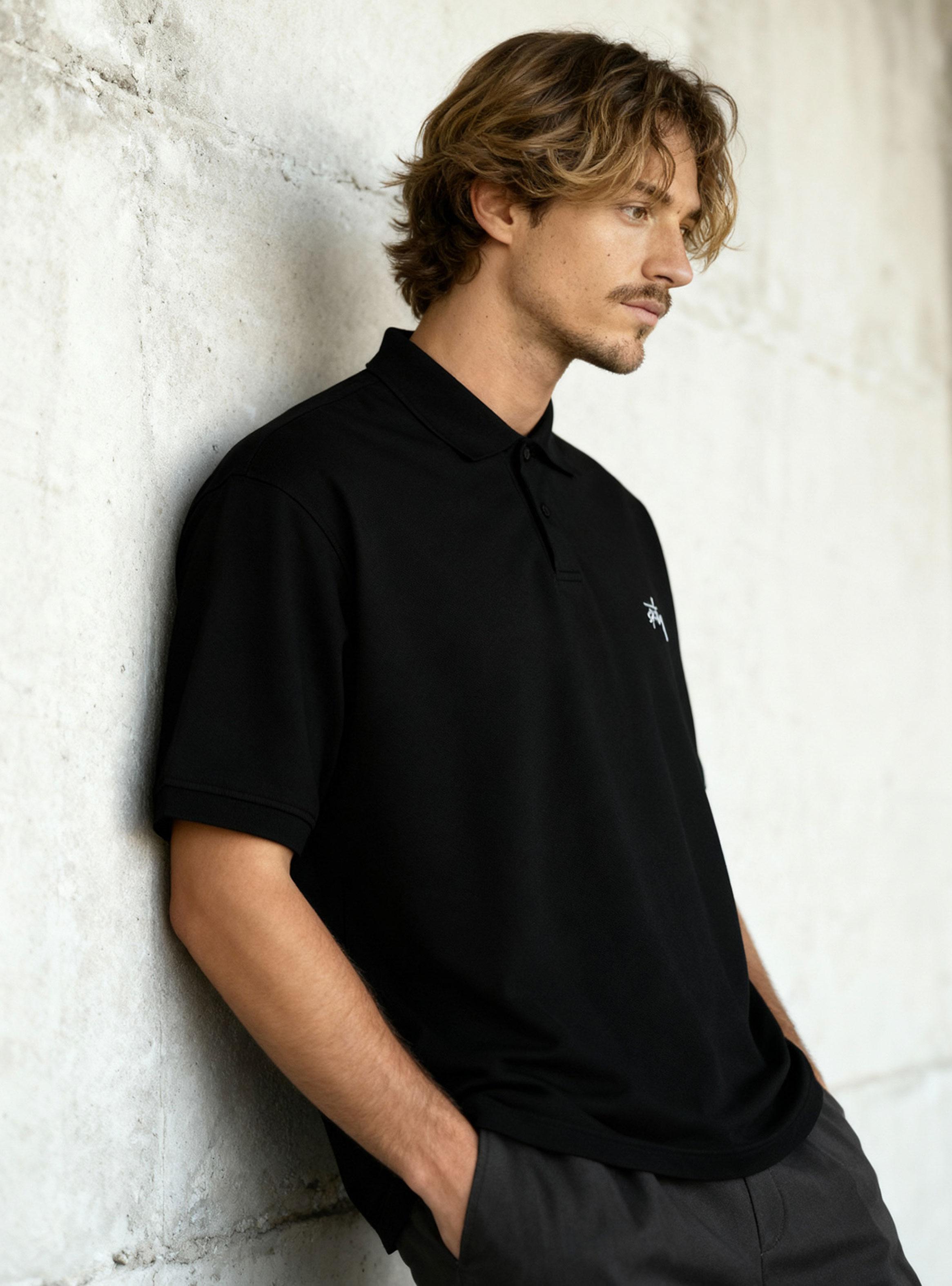 Polera Manga Corta Cuello Piqué Deportiva-2