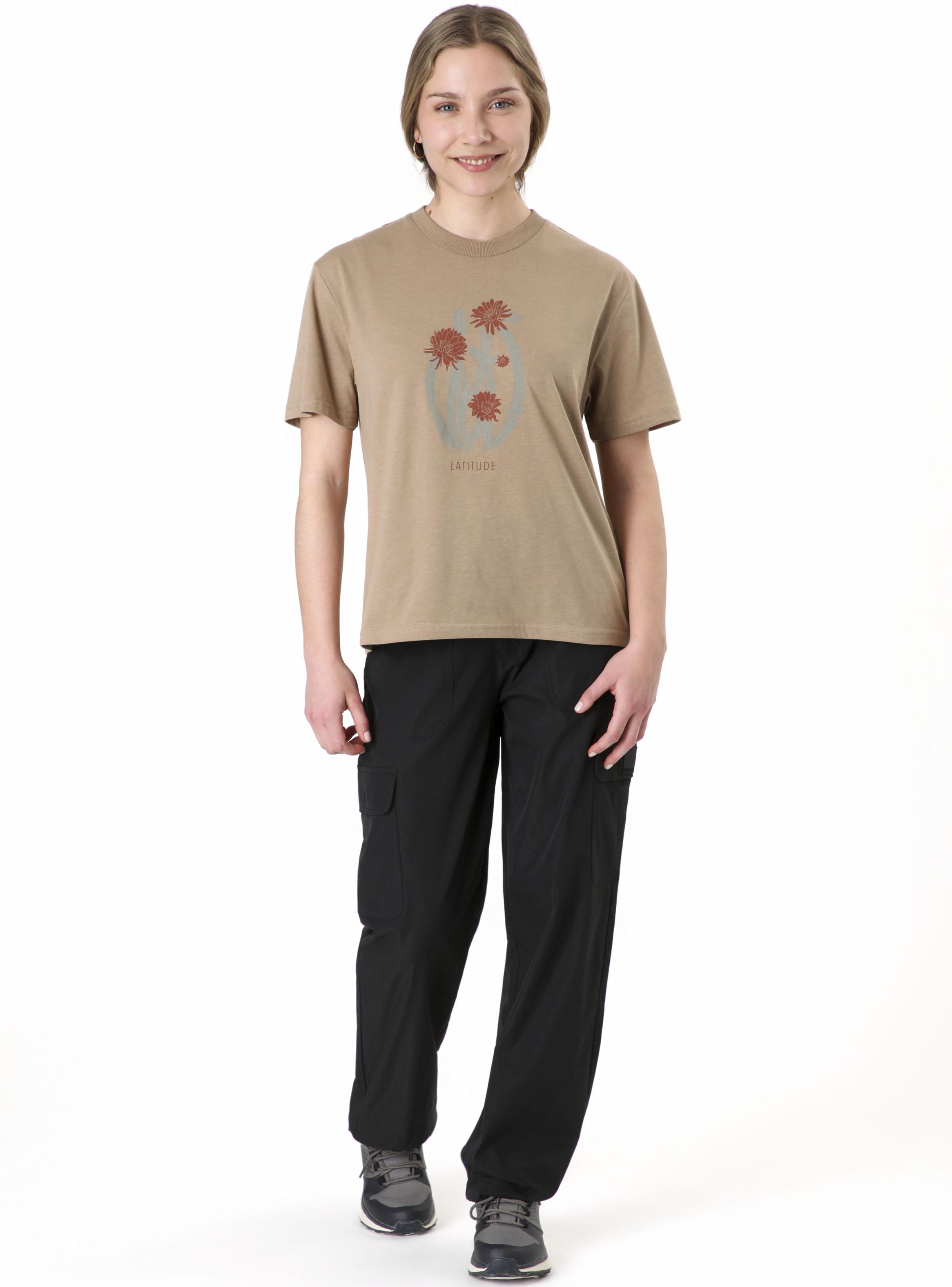 Polera Cactus Floral Estampado-3
