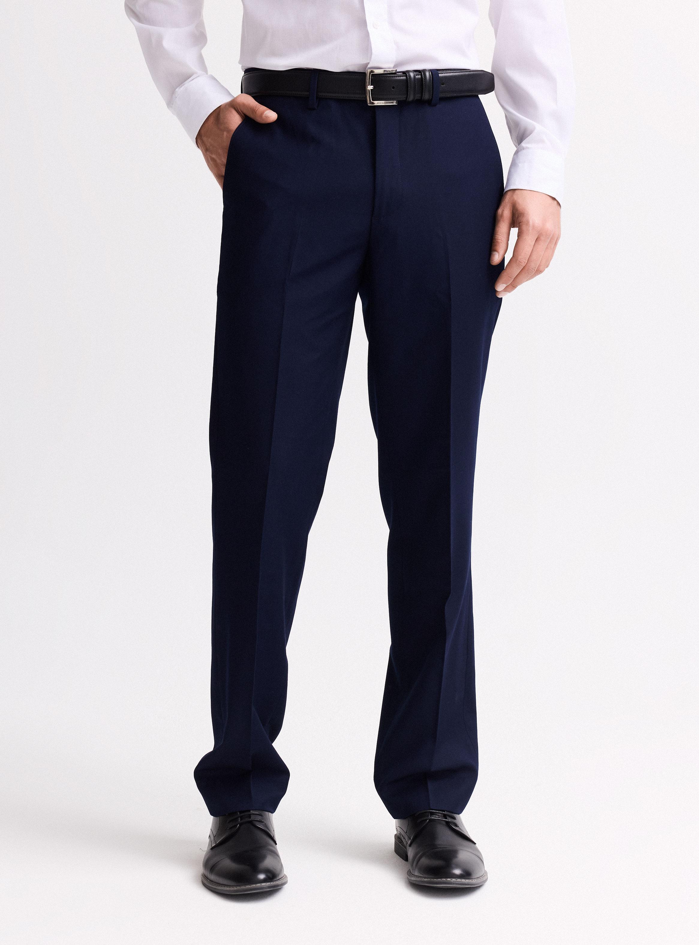 Pantalon Vestir Lana Poliéster-0