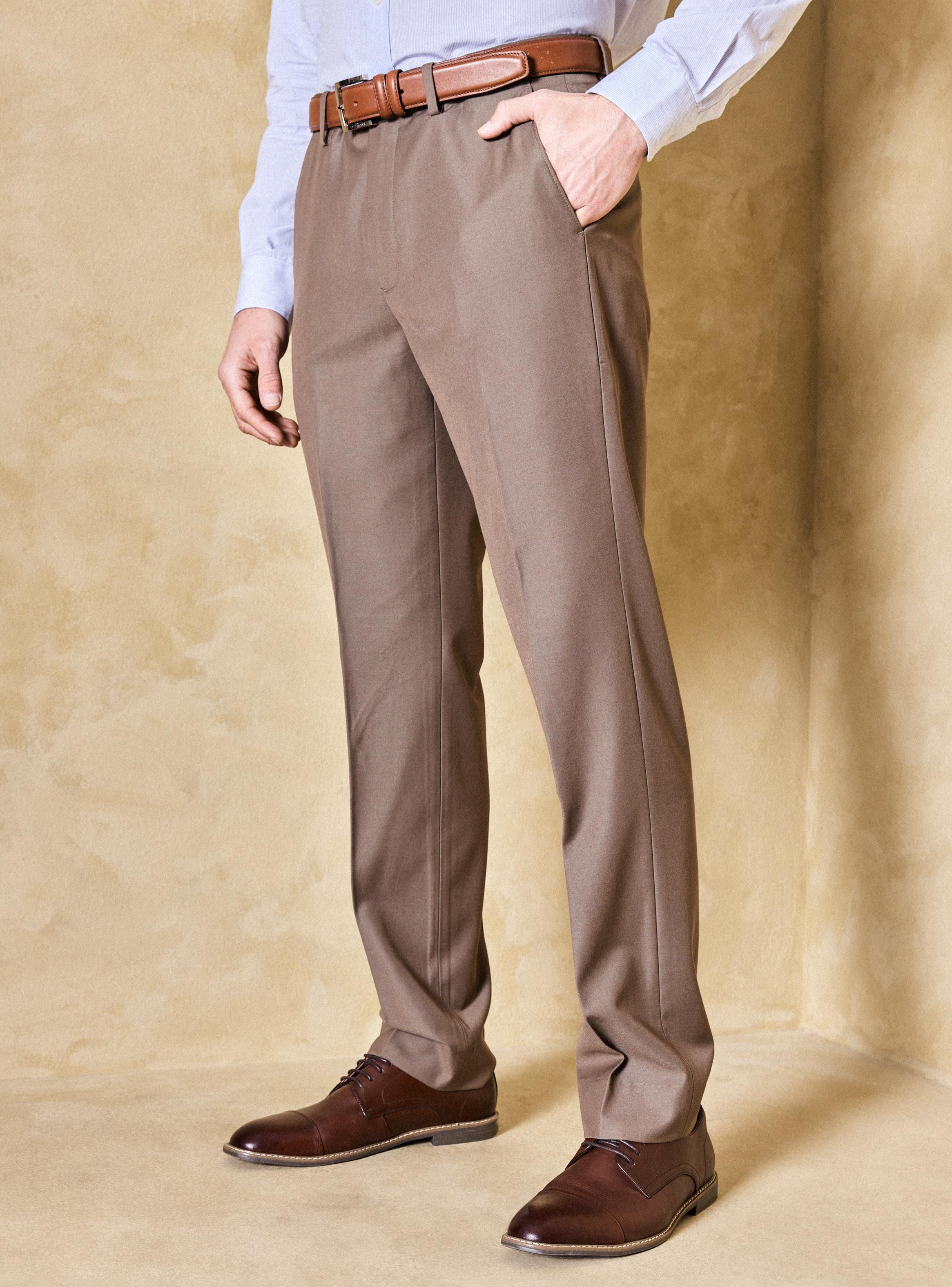 Pantalon de Vestir Lana Poliéster-0