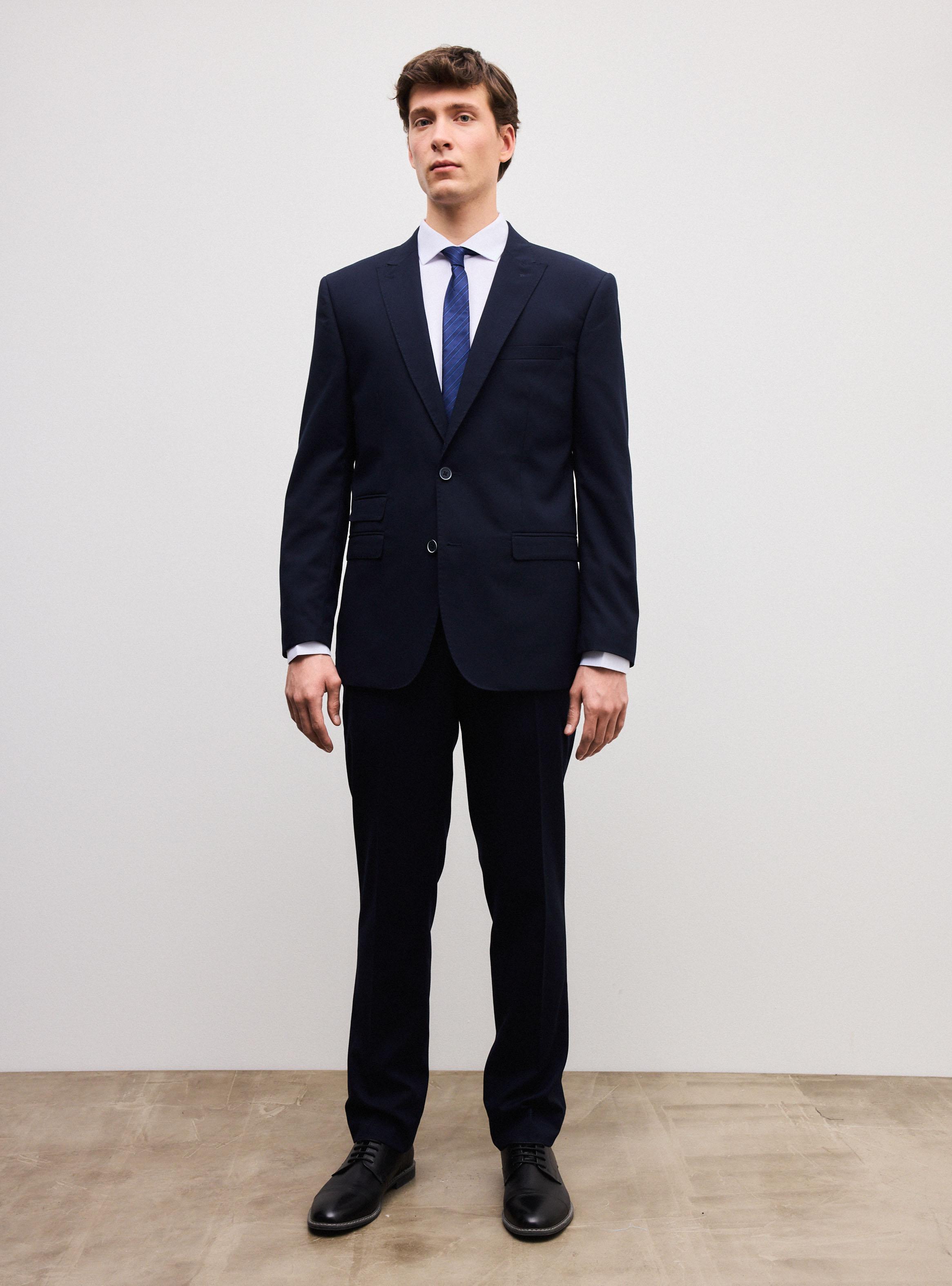 Traje Recto Fantasía Texturada Slim Fit-4
