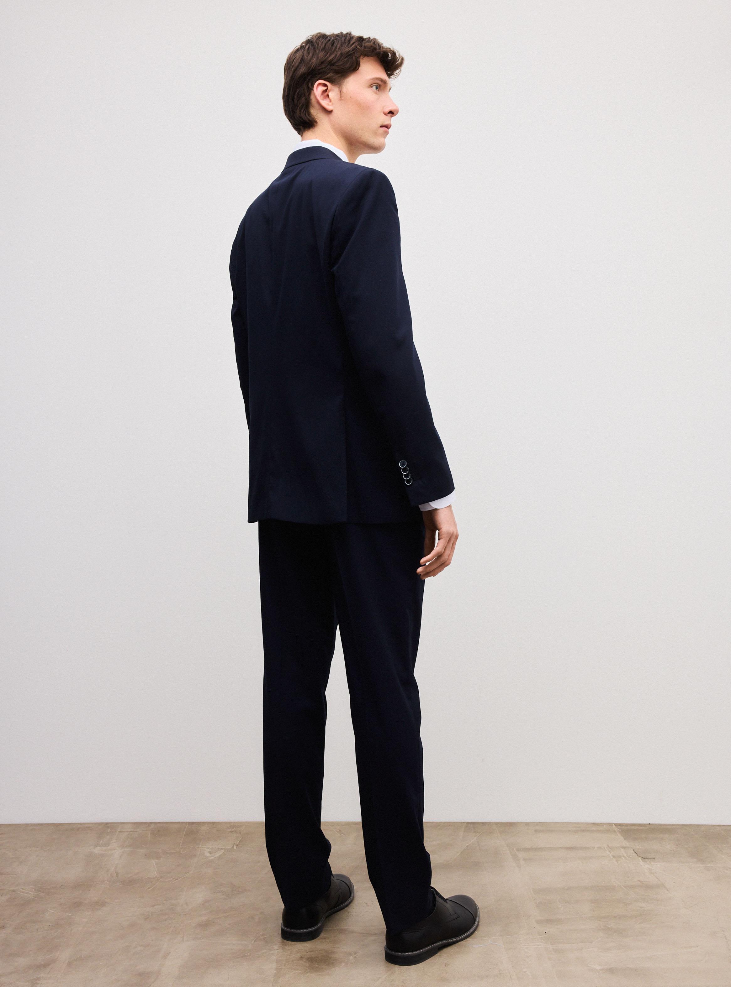 Traje Recto Fantasía Texturada Slim Fit-5