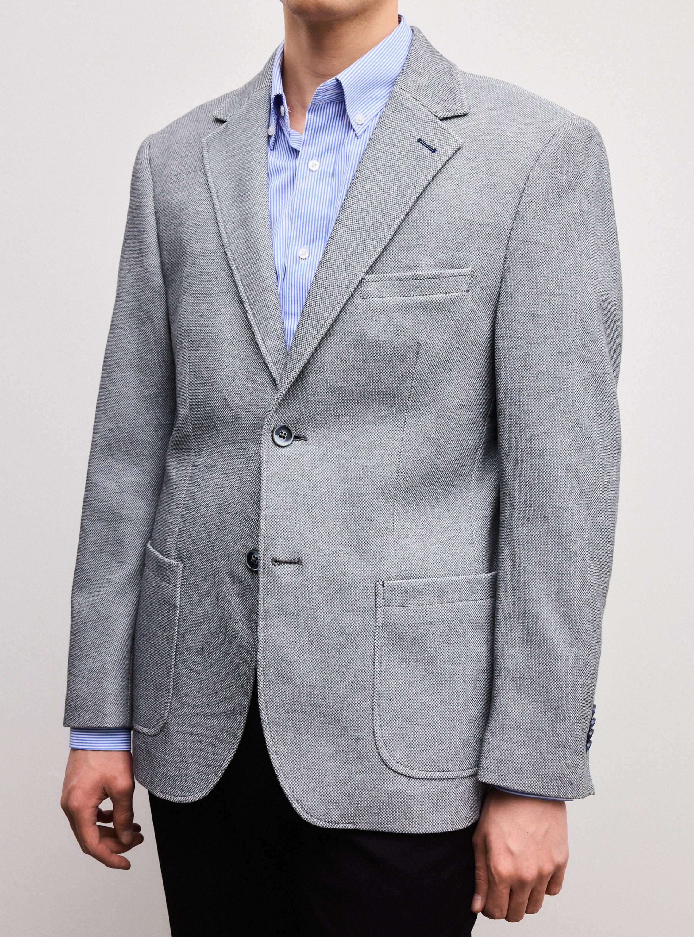 Vestón Recto Texturado Slim Fit-2
