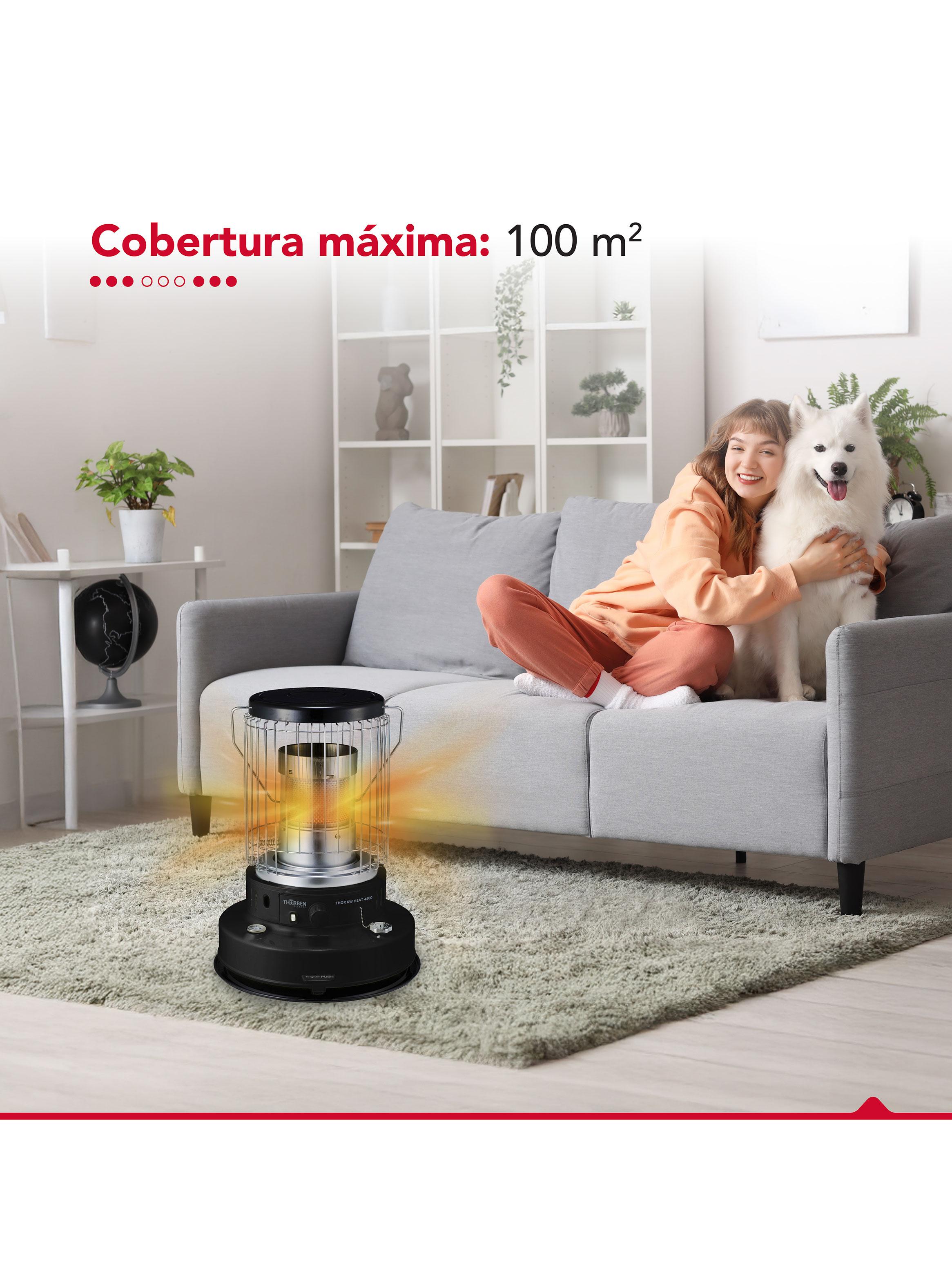 Estufa Parafina Mecha 7 Litros Thor KW Heat 4400-5