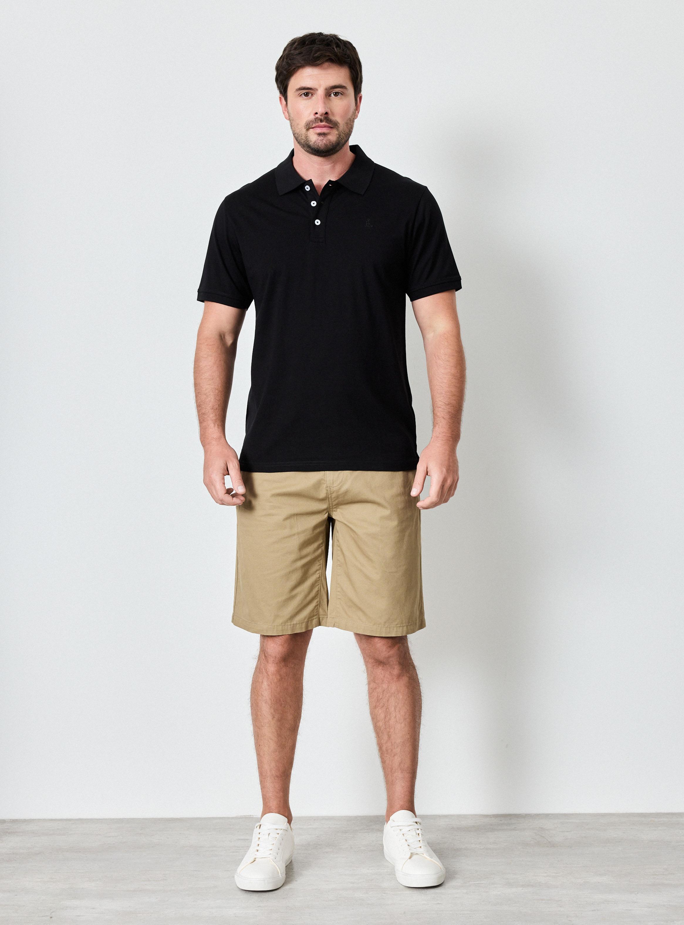 Polera Algodón Jersey Cuello Polo-4