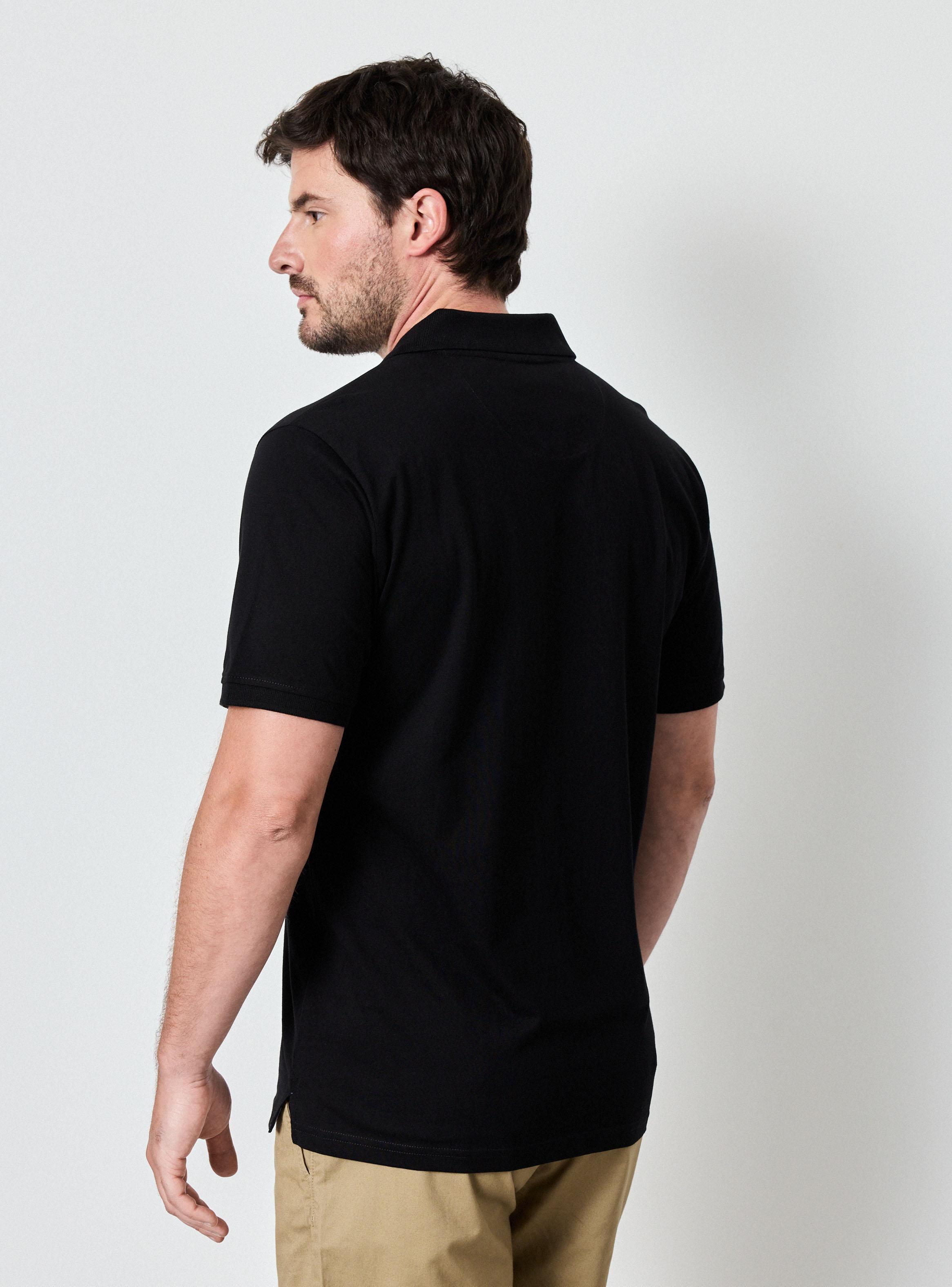 Polera Algodón Jersey Cuello Polo-1