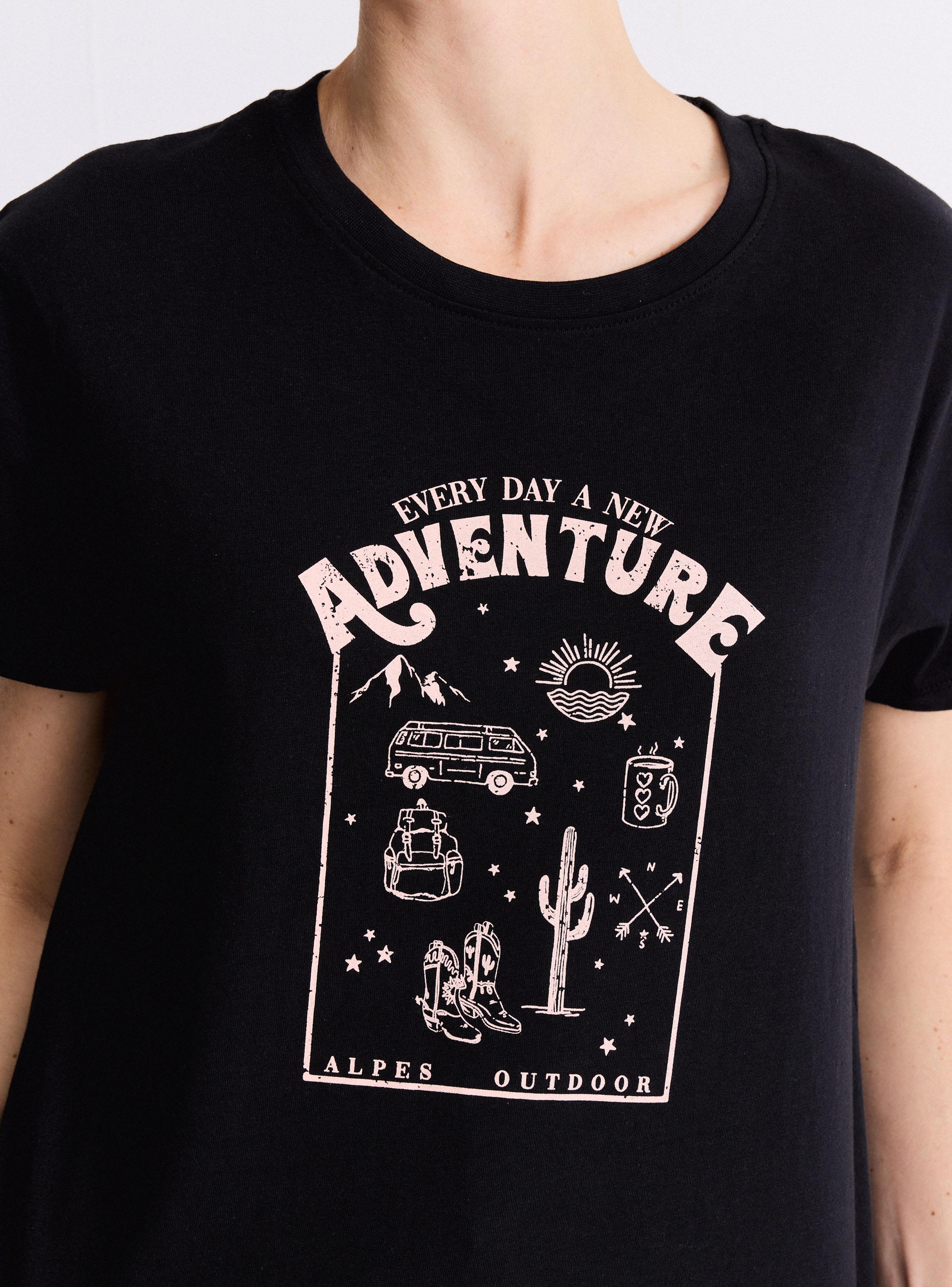 Polera Holgada Diseño Estampado Uv-2