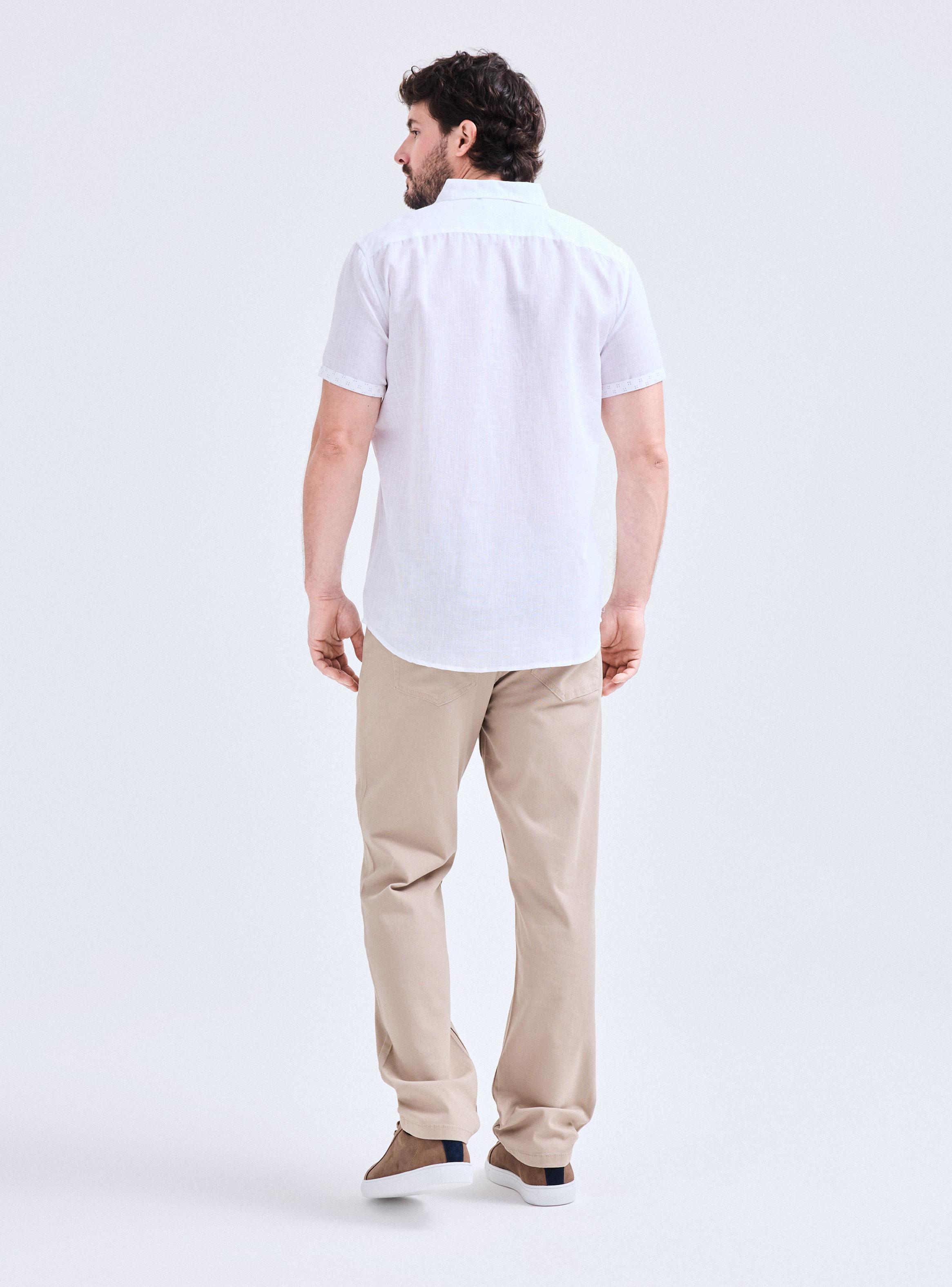 Camisa Algodón Detalle Mangas-5
