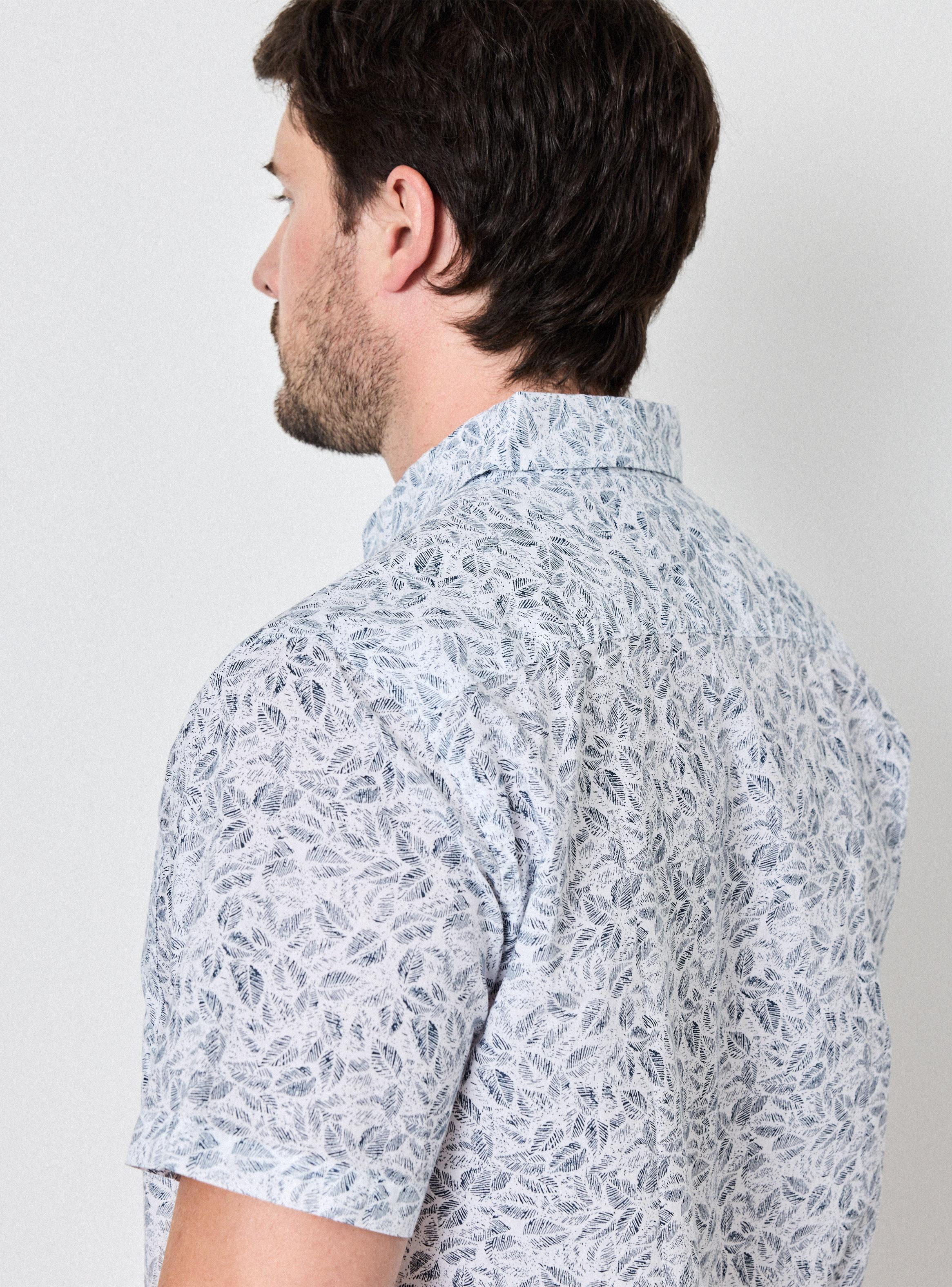 Camisa Manga Corta Algodón con Diseños-3