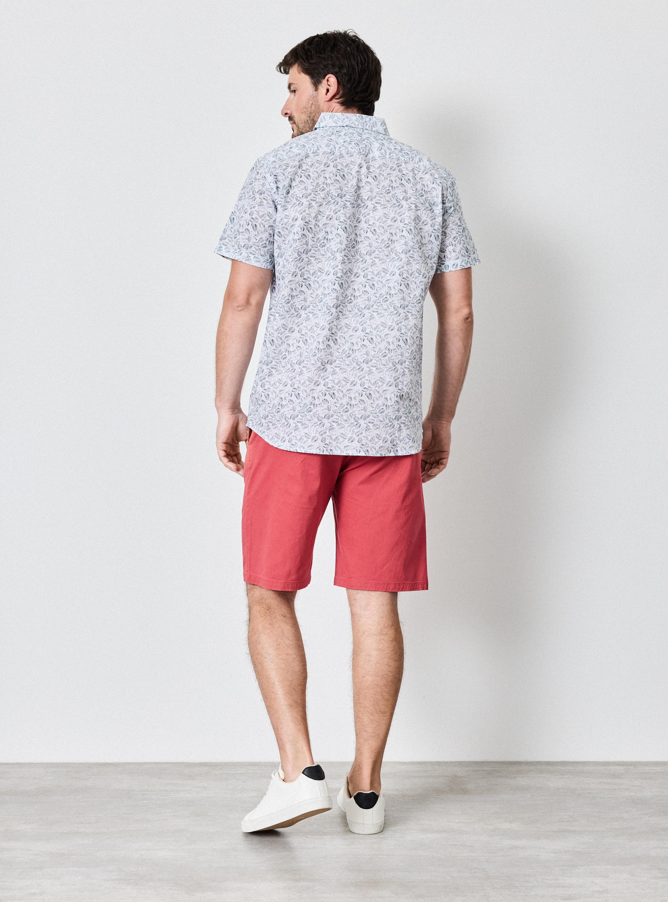 Camisa Manga Corta Algodón con Diseños-5