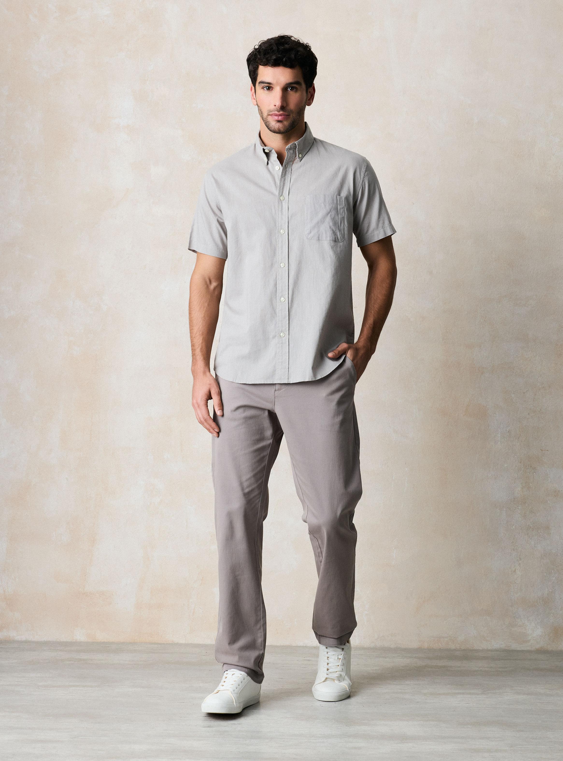 Camisa Manga Corta Lino-4