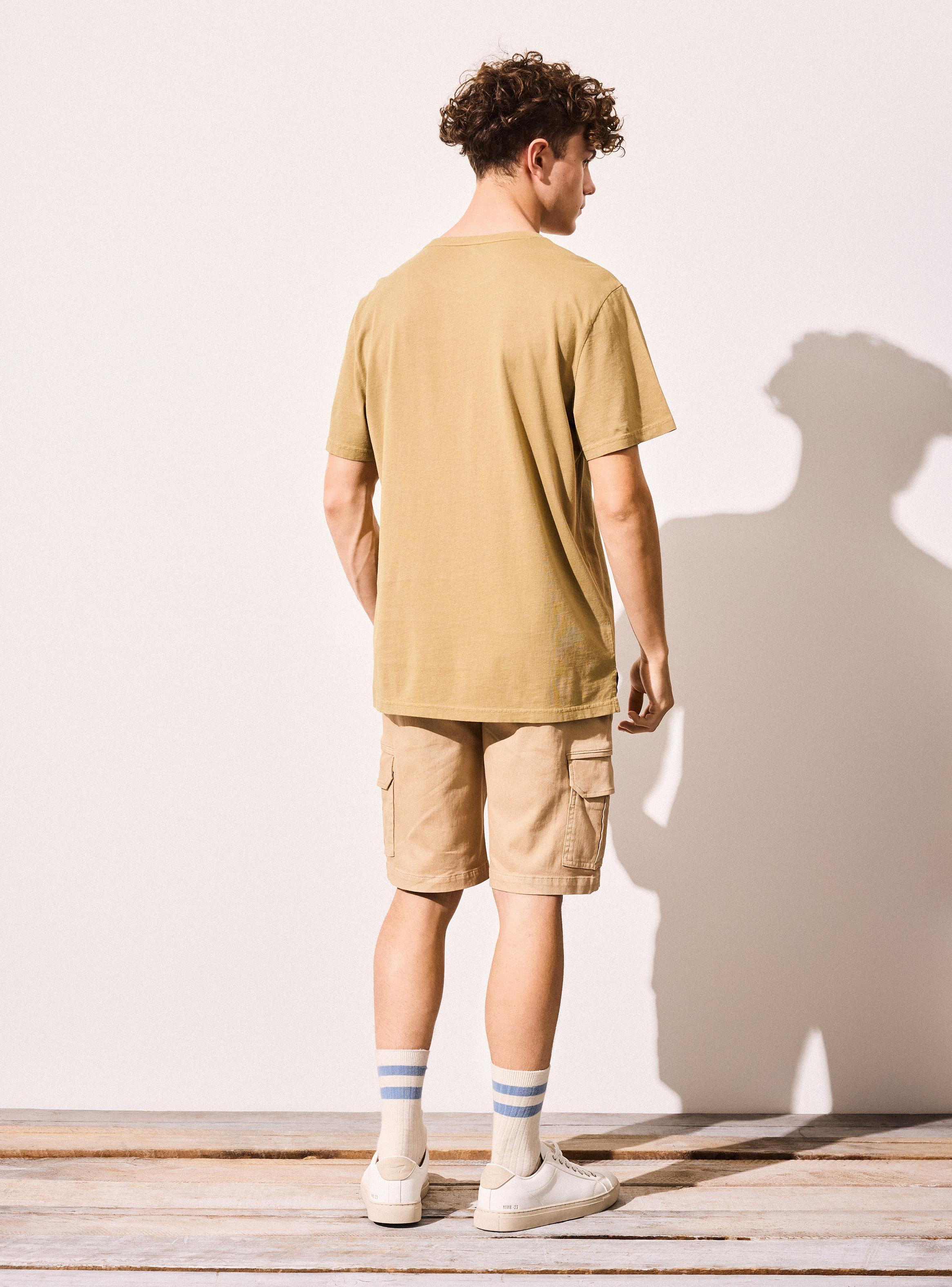 Polera Teñido Natural con Té Colección Ecológica-5