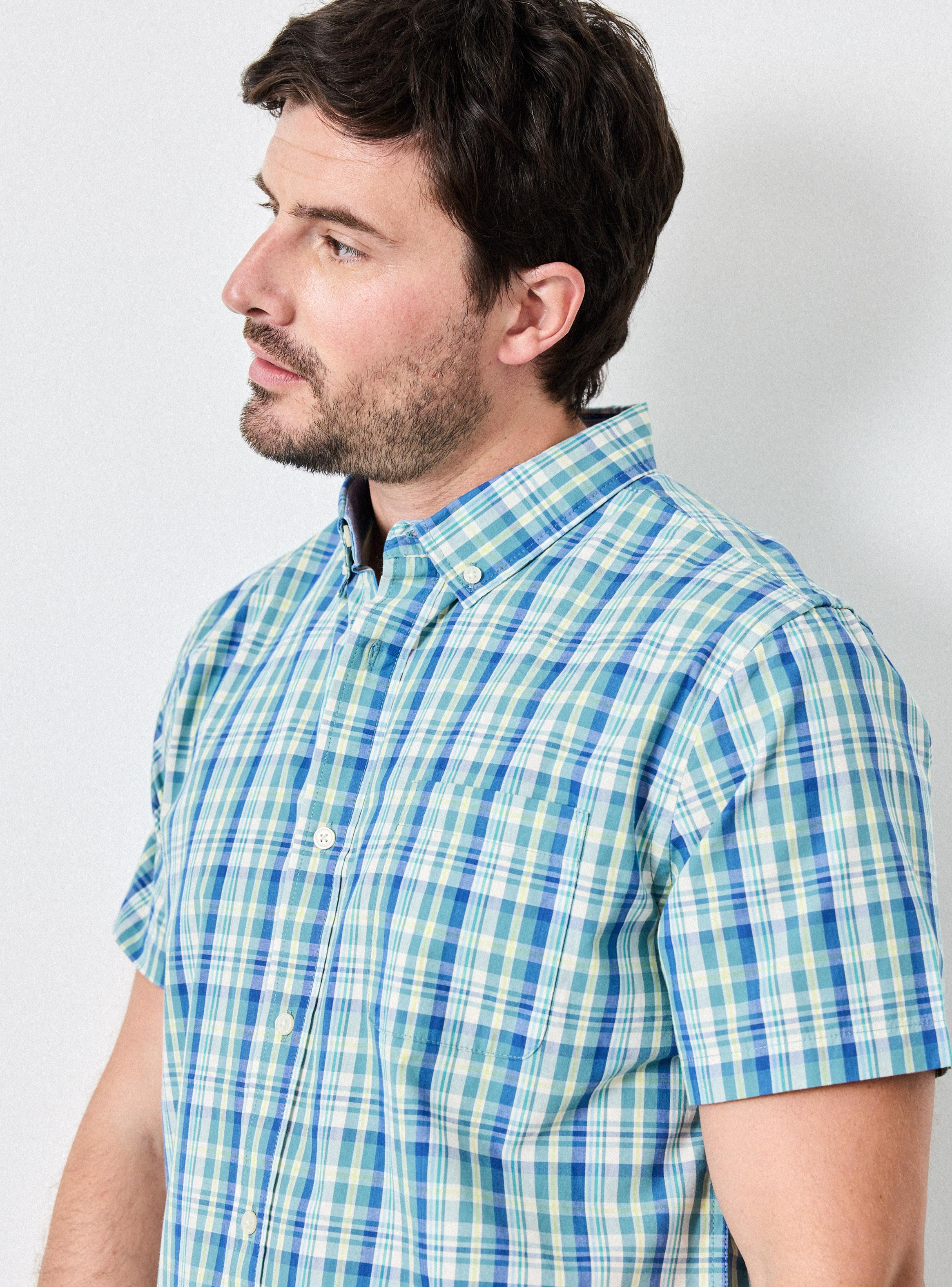 Camisa Poplin Algodón Cuadros-2