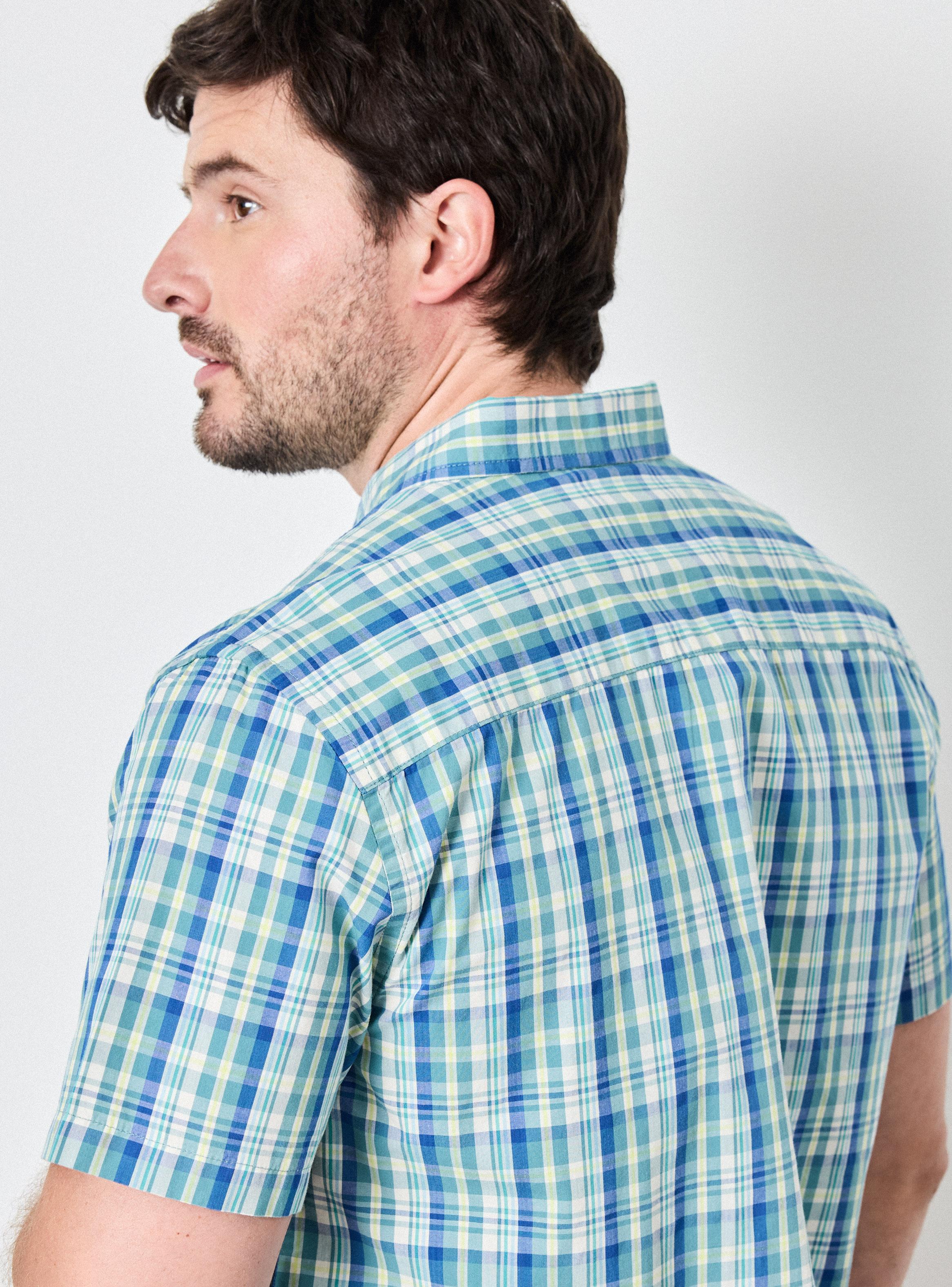 Camisa Poplin Algodón Cuadros-3