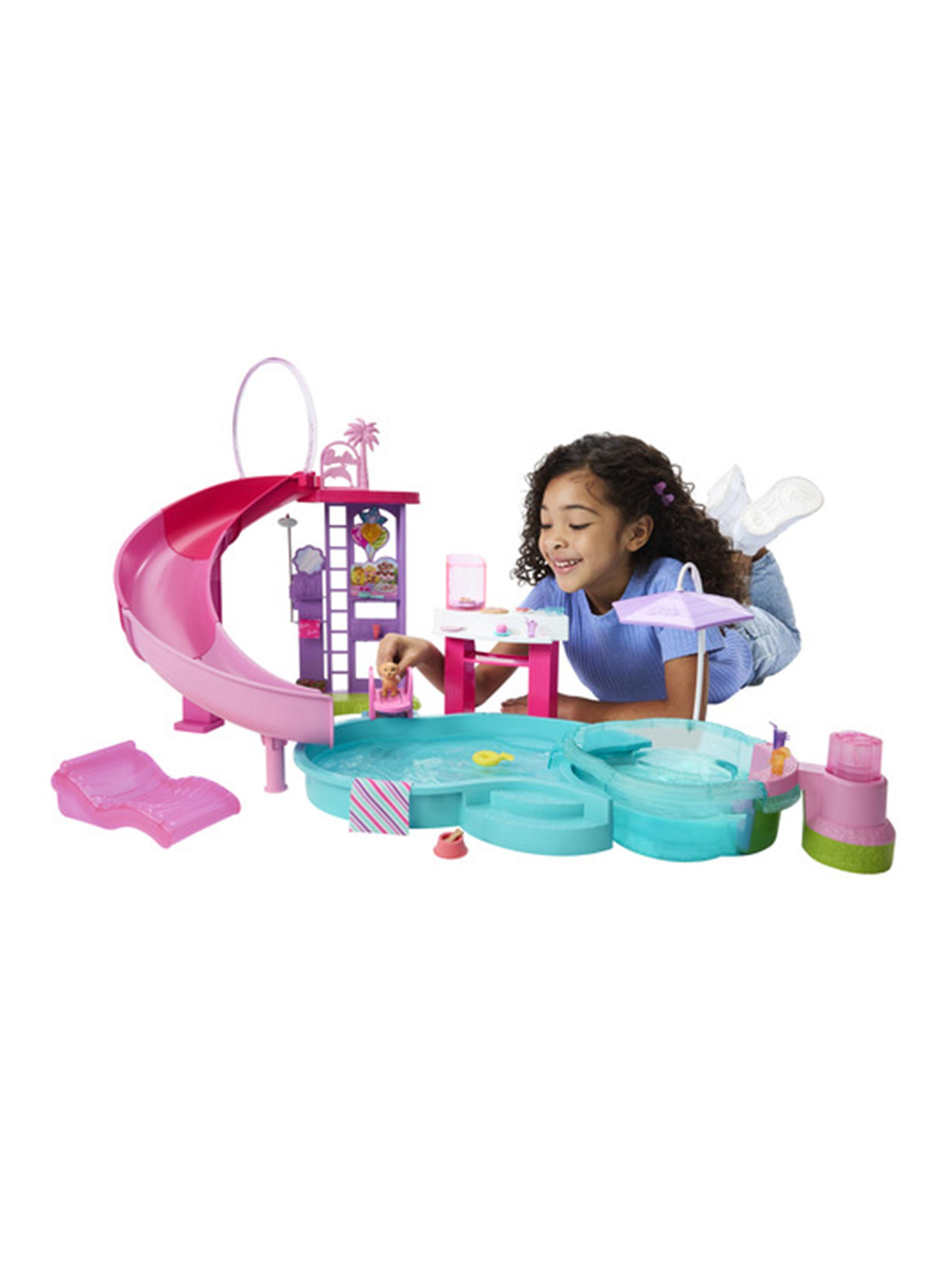 Muñeca Barbie Set Piscina de los Sueños-5