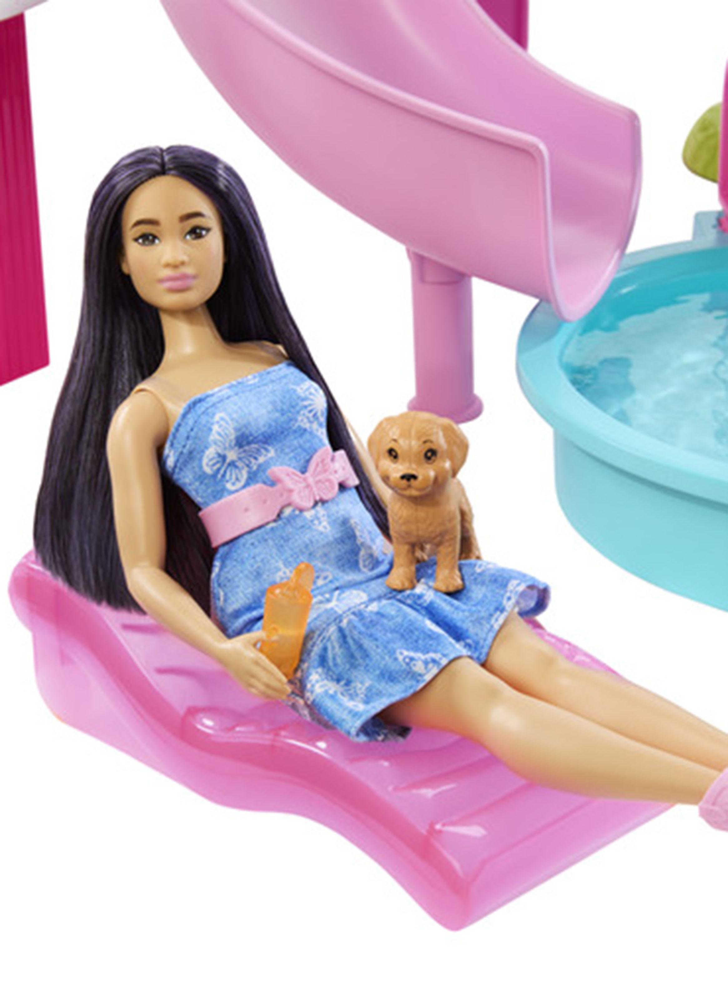 Muñeca Barbie Set Piscina de los Sueños-2