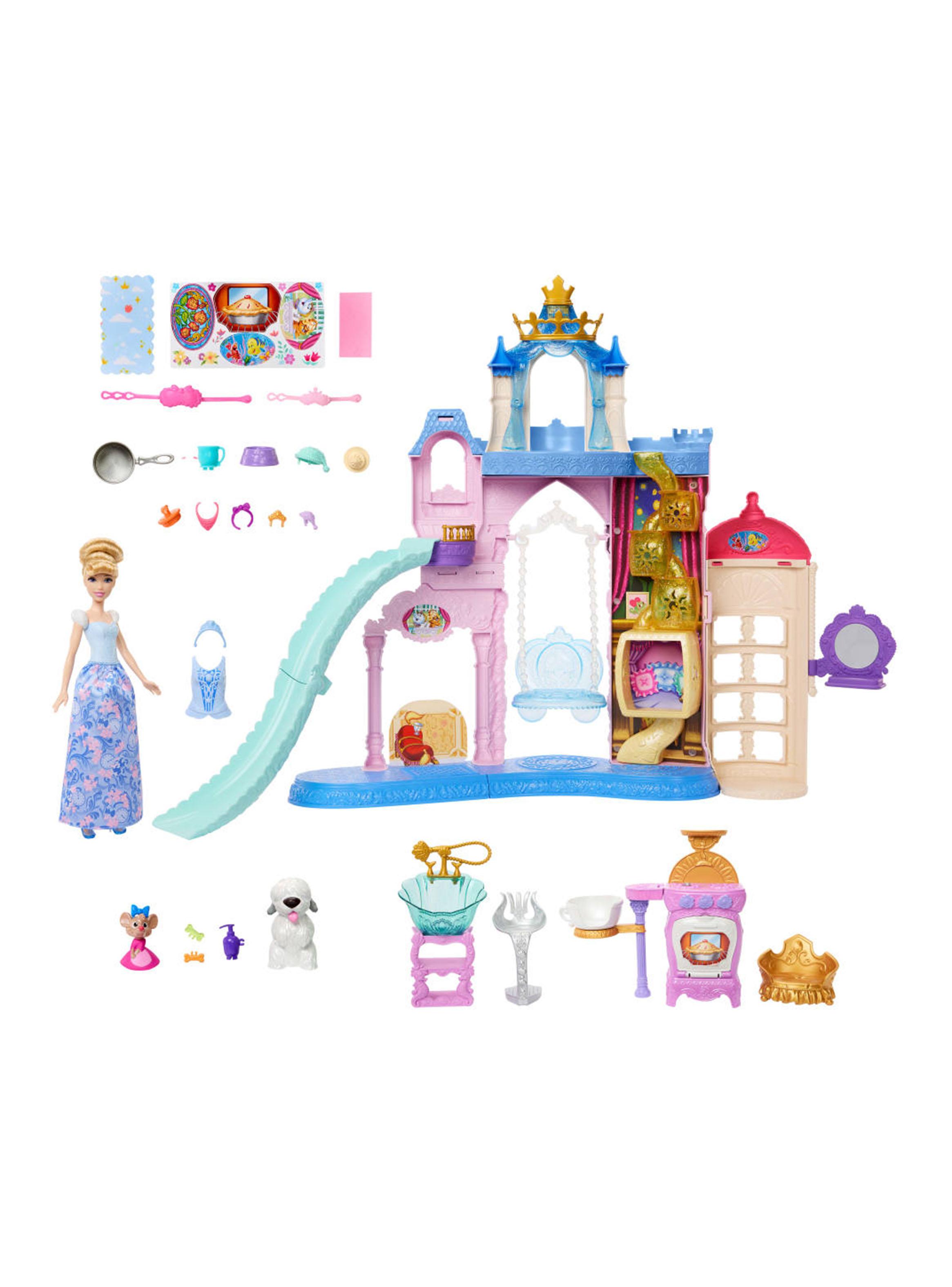 Muñeca Disney Princesa Set Palacio Animalitos-5