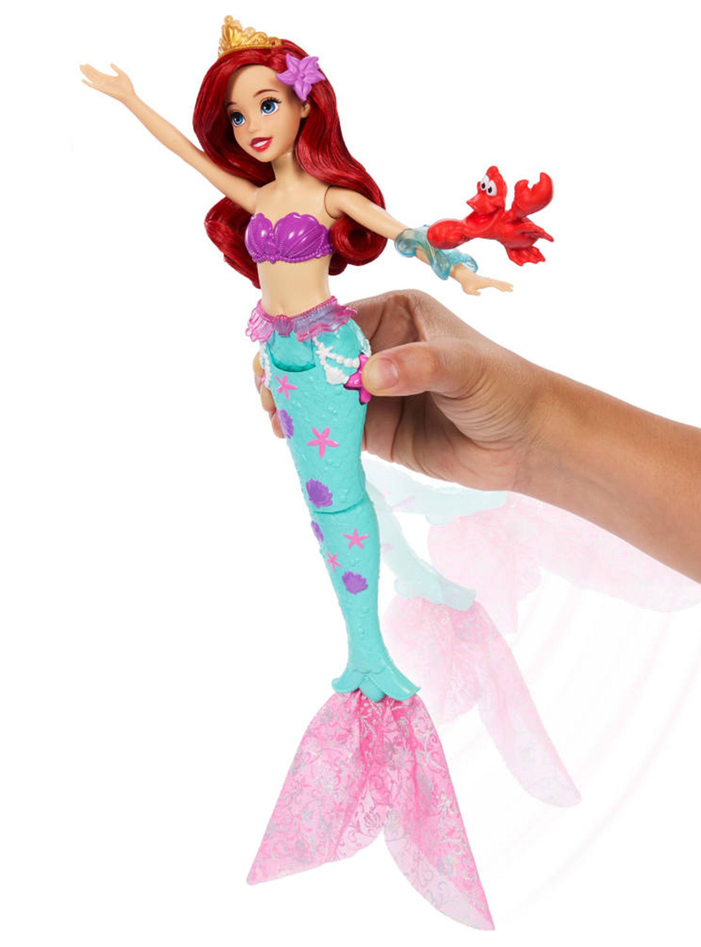 Muñeca Disney Princesa Ariel Delfín y Sebastián-2
