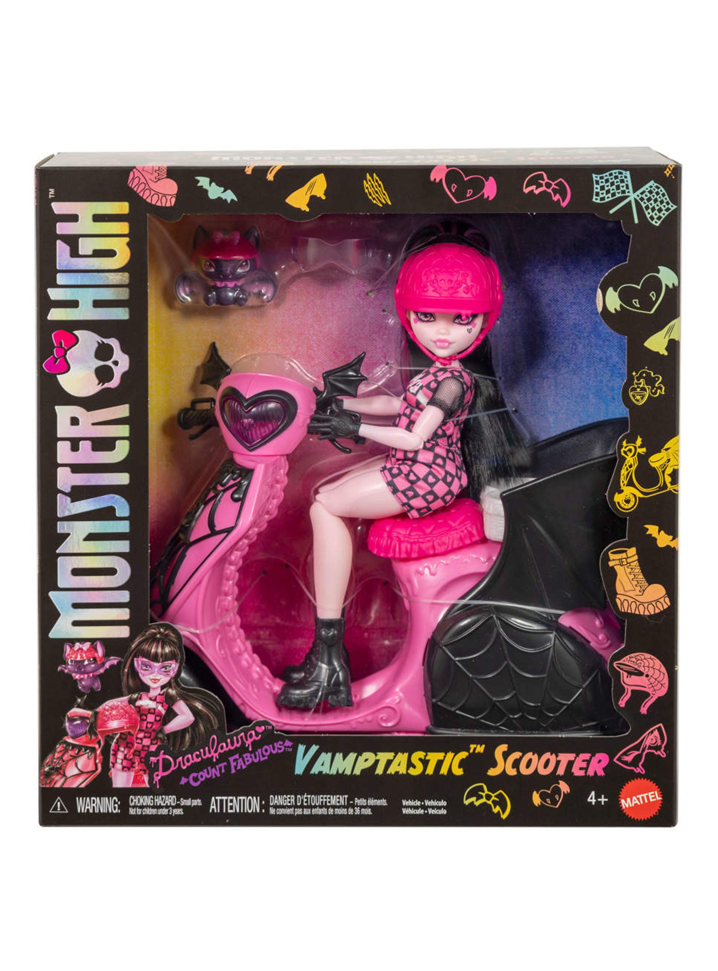 Muñeca Draculaura Scooter-3