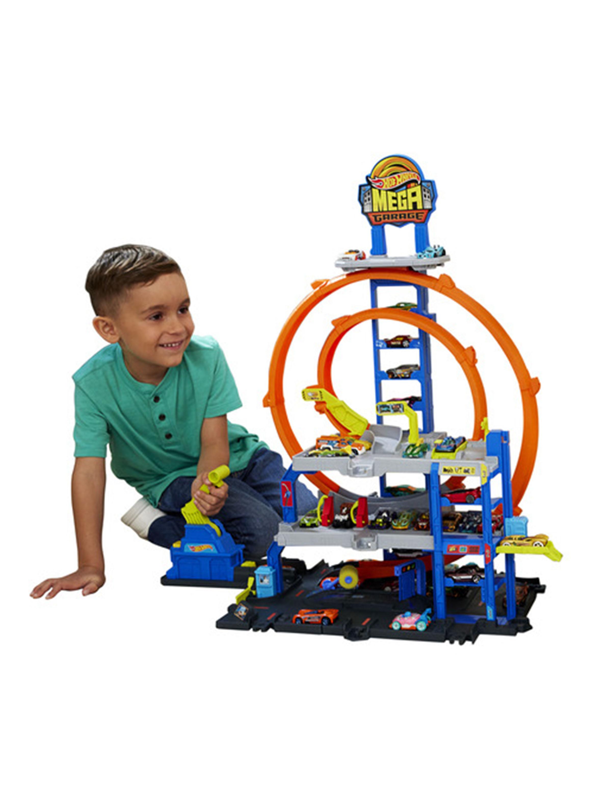 Autopista Hot Wheels Mega Garage-3
