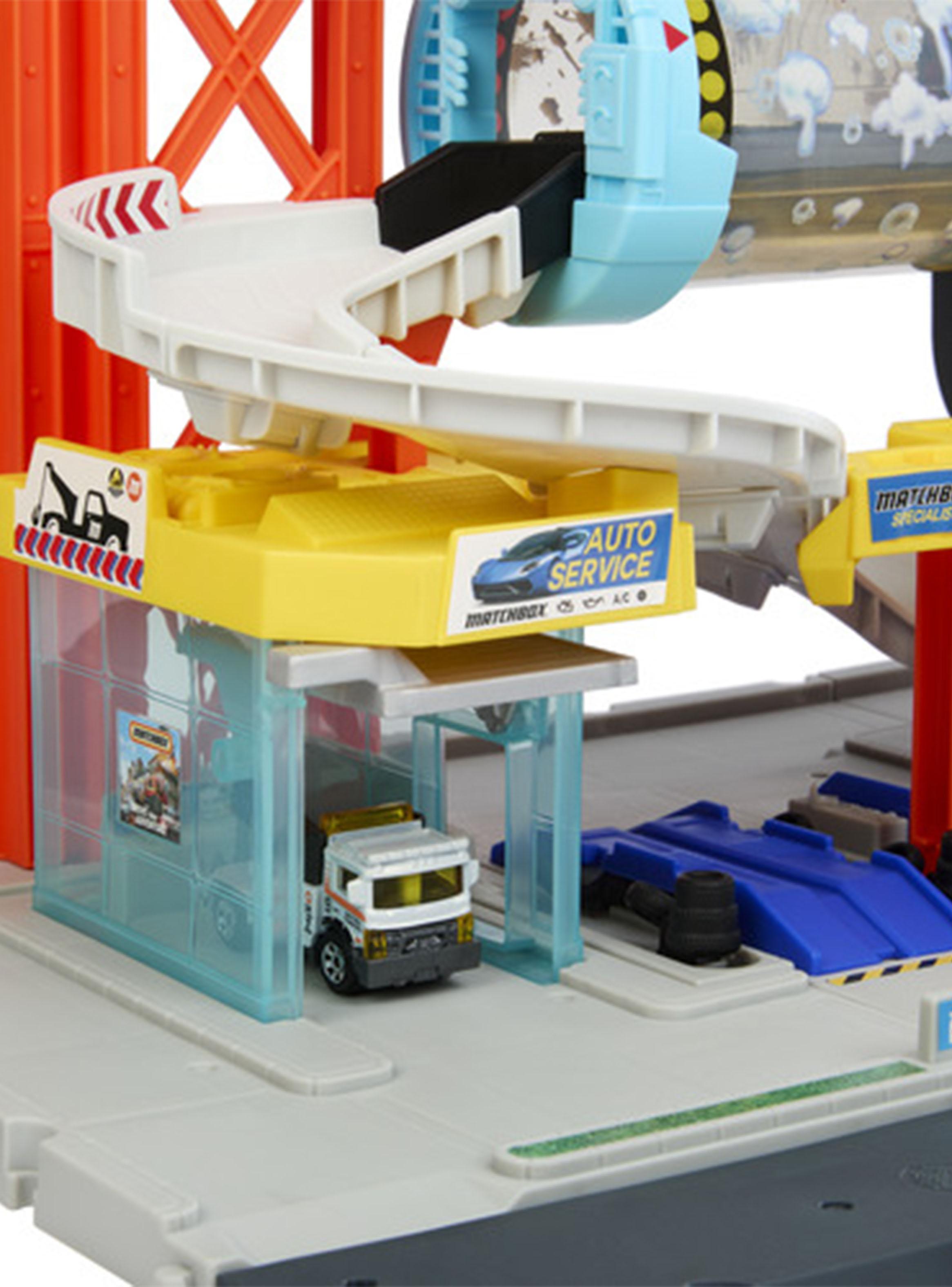 Autopista Matchbox Set Súper Auto Center-2
