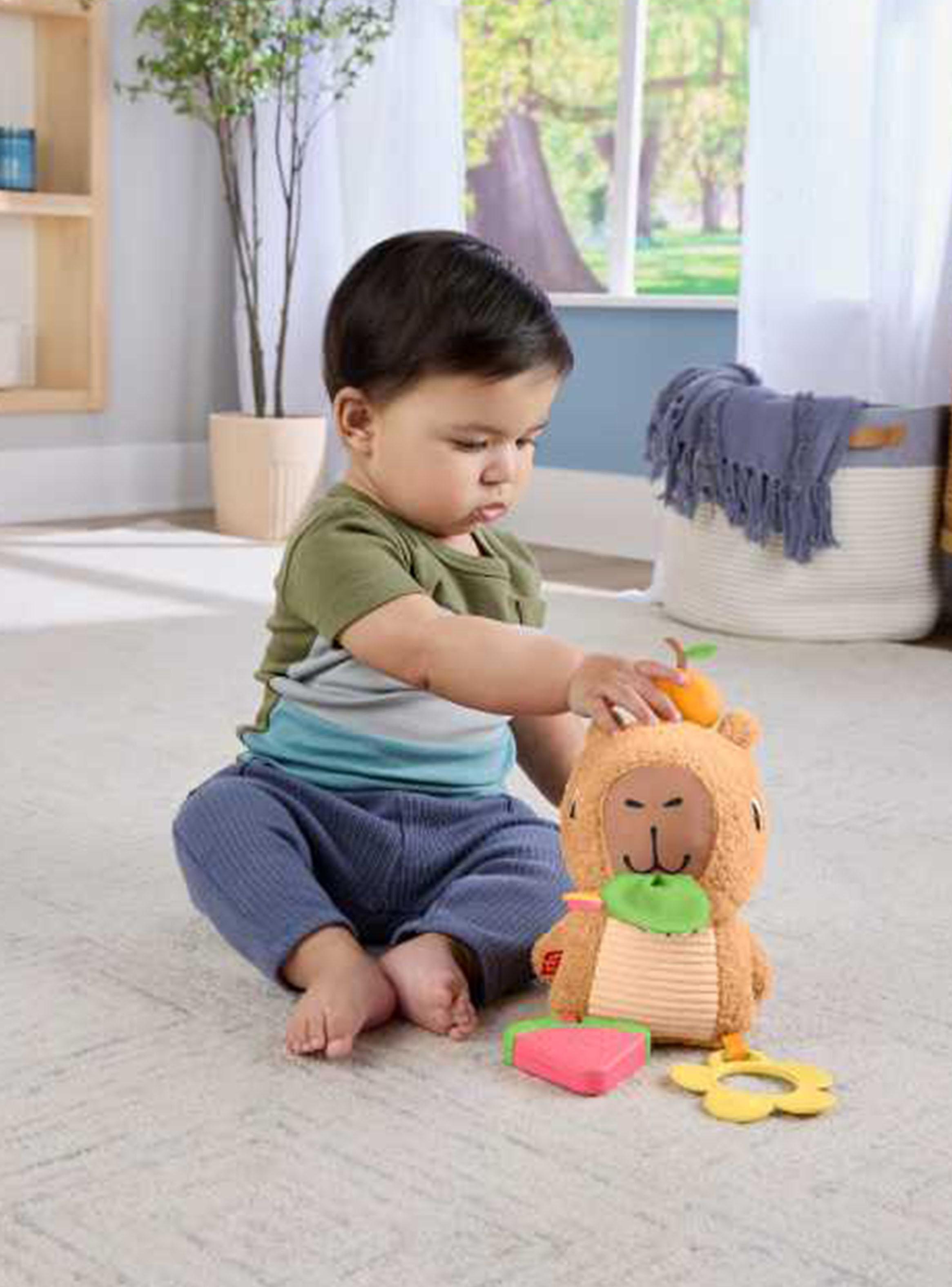 Juguete de Peluche Capibara Estímulos y Juego para Bebés-4