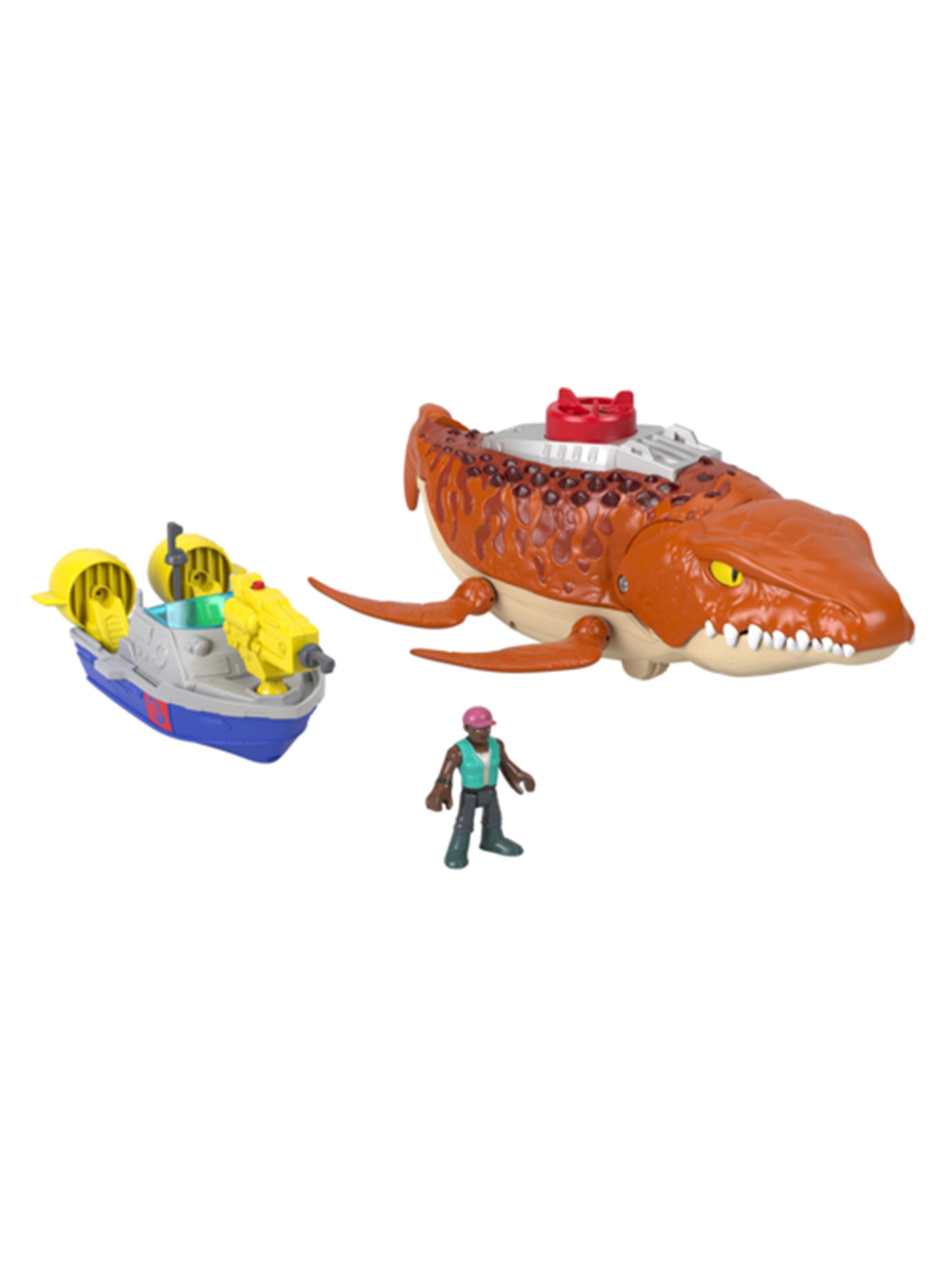 Dinosaurio Mosasaurus Caza y Muerde-0