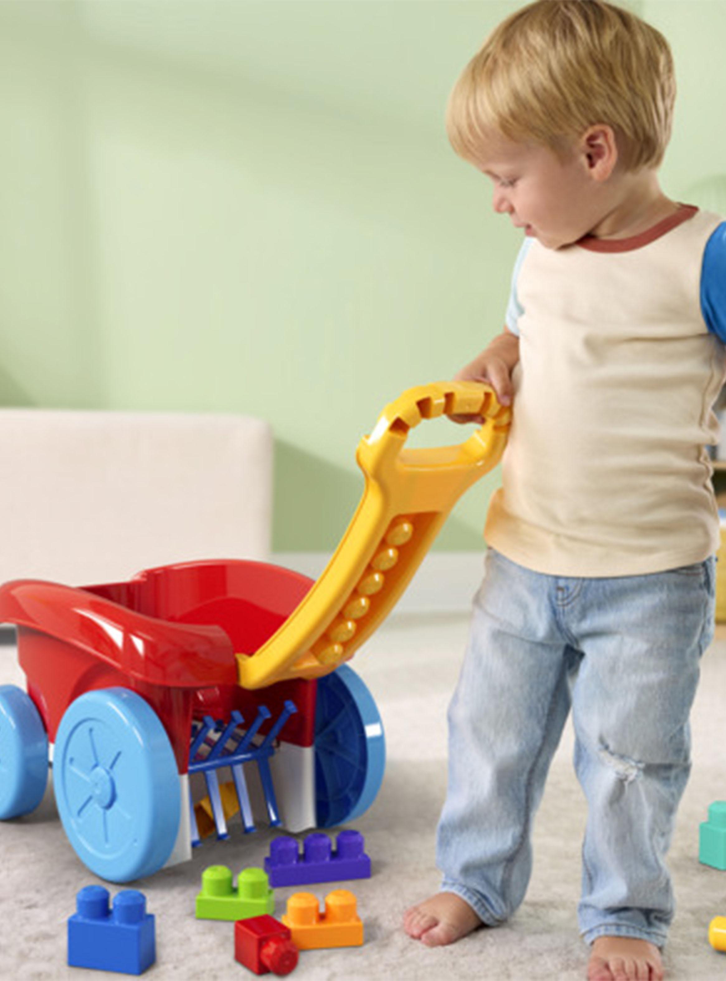 Carrito Recoge Bloques Rojo-4