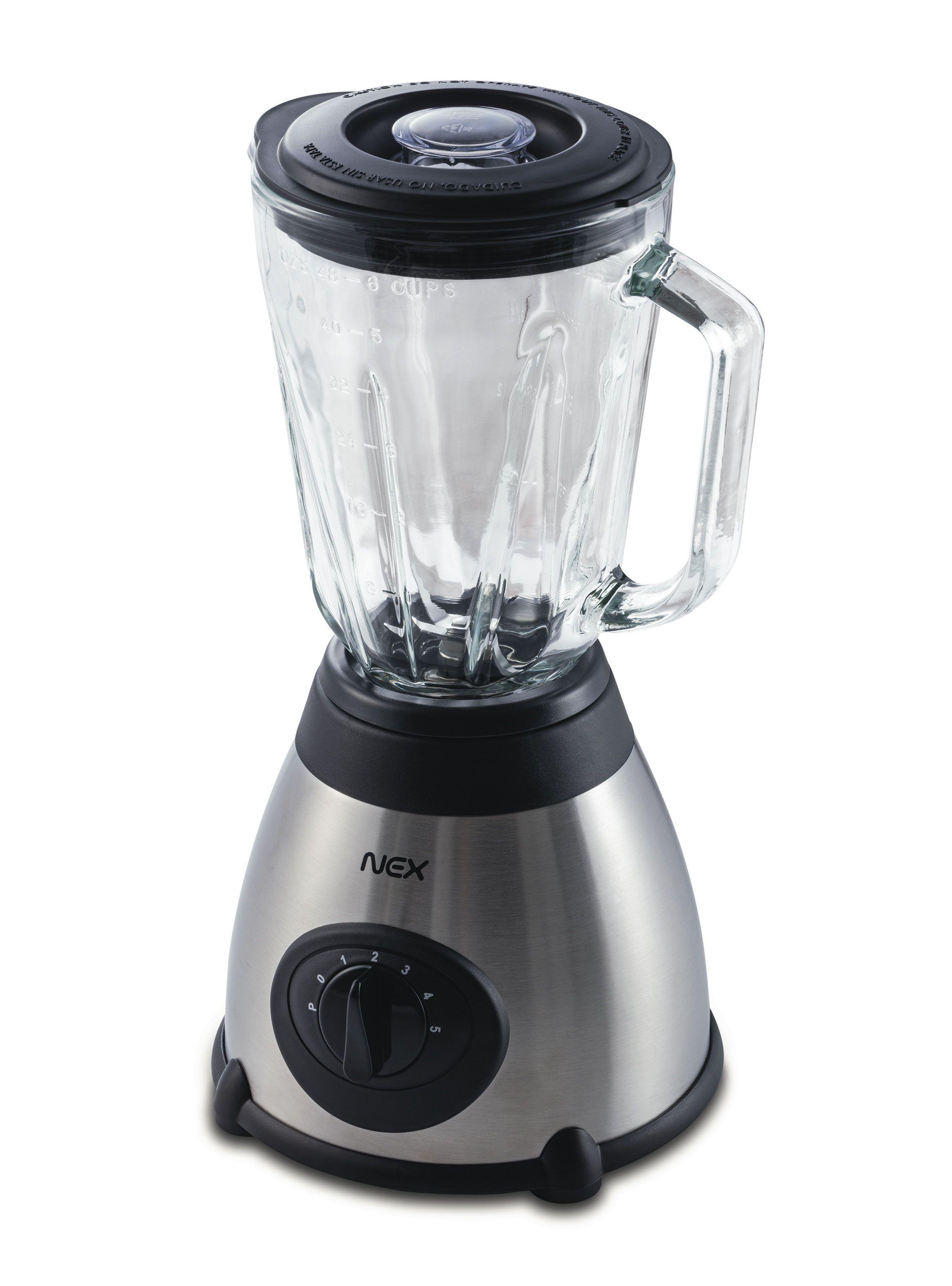Licuadora 1.25L Vaso Vidrio 5 Velocidades 500W-2