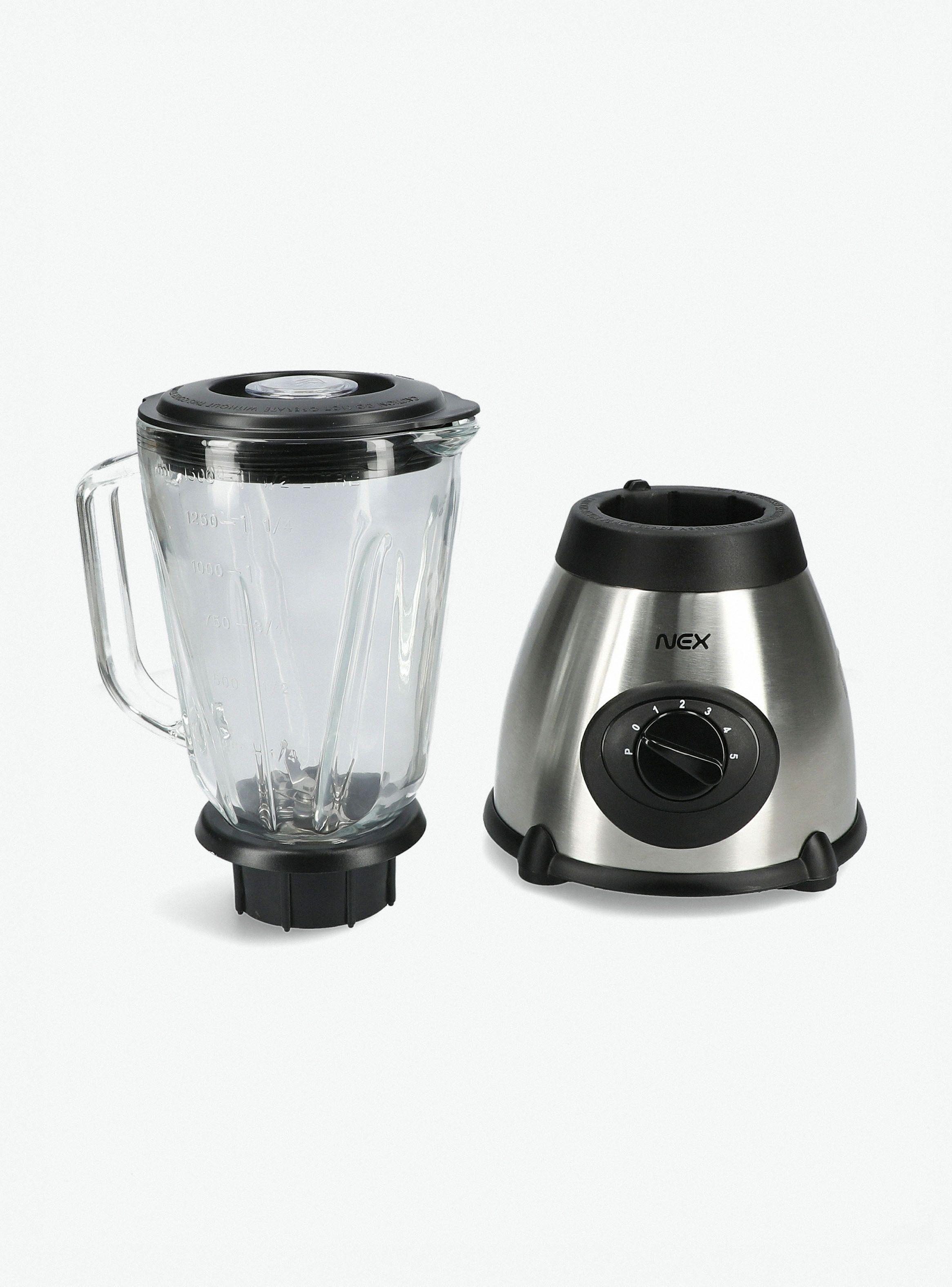 Licuadora 1.25L Vaso Vidrio 5 Velocidades 500W-3