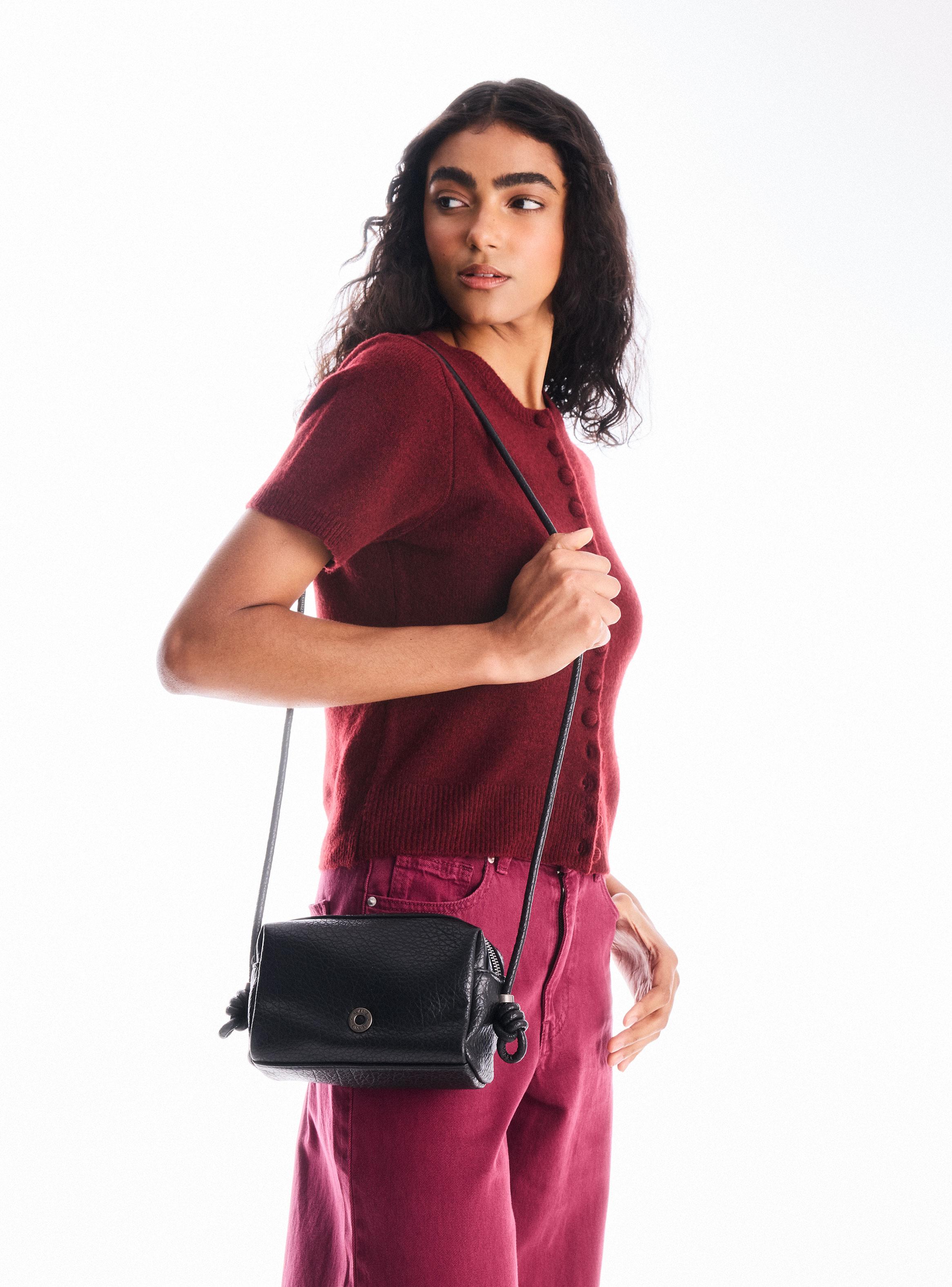 Cartera Crossbody Efecto Grano-5