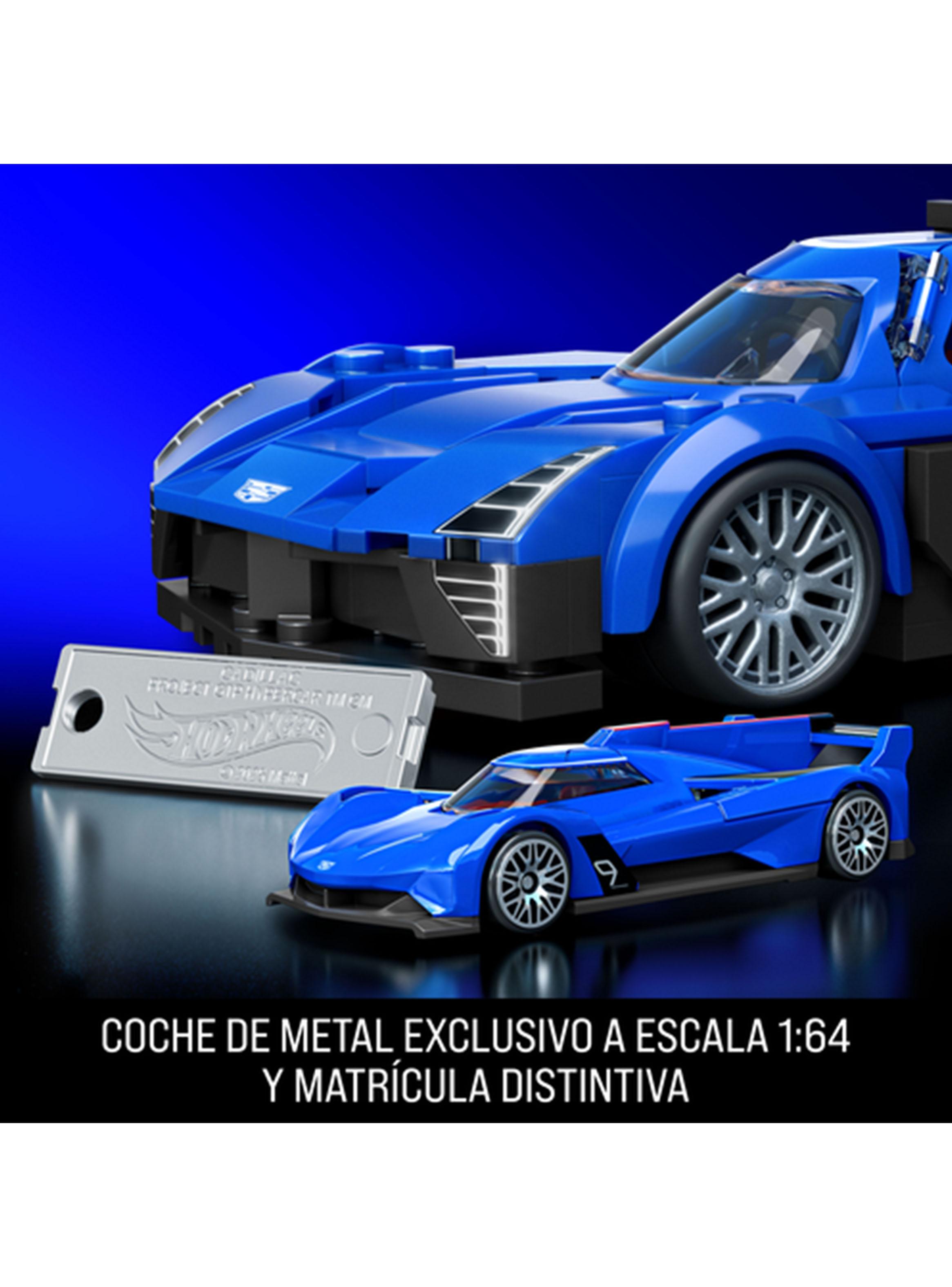 Vehículo para Construir Brick Shop Speed Cadillac Project Azul-2
