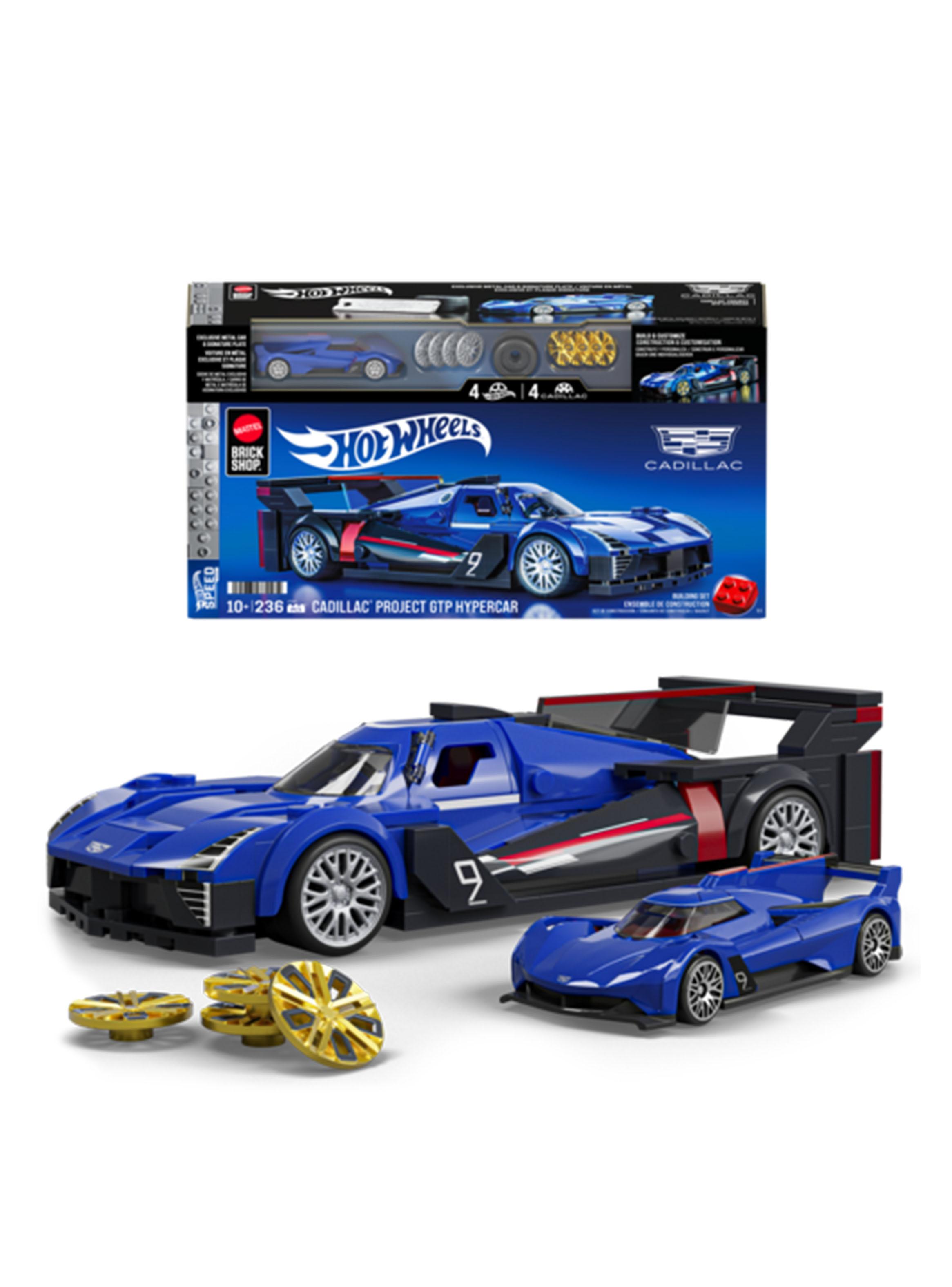 Vehículo para Construir Brick Shop Speed Cadillac Project Azul-0