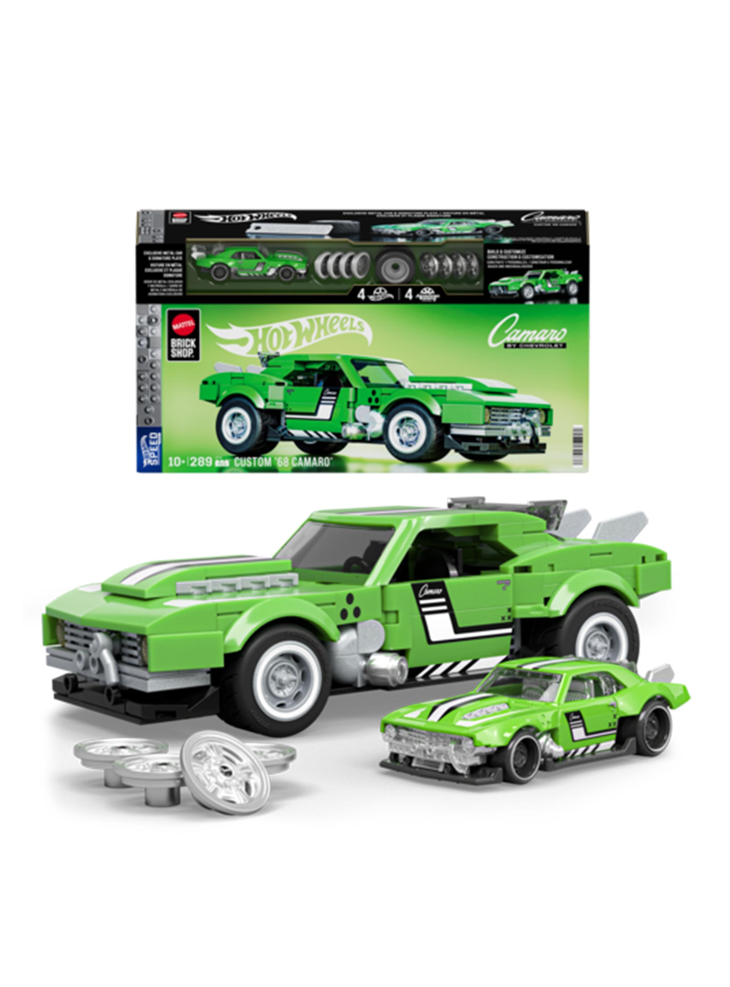 Vehículo para Construir Brick Shop Speed Custom '68 Camaro Verde-0