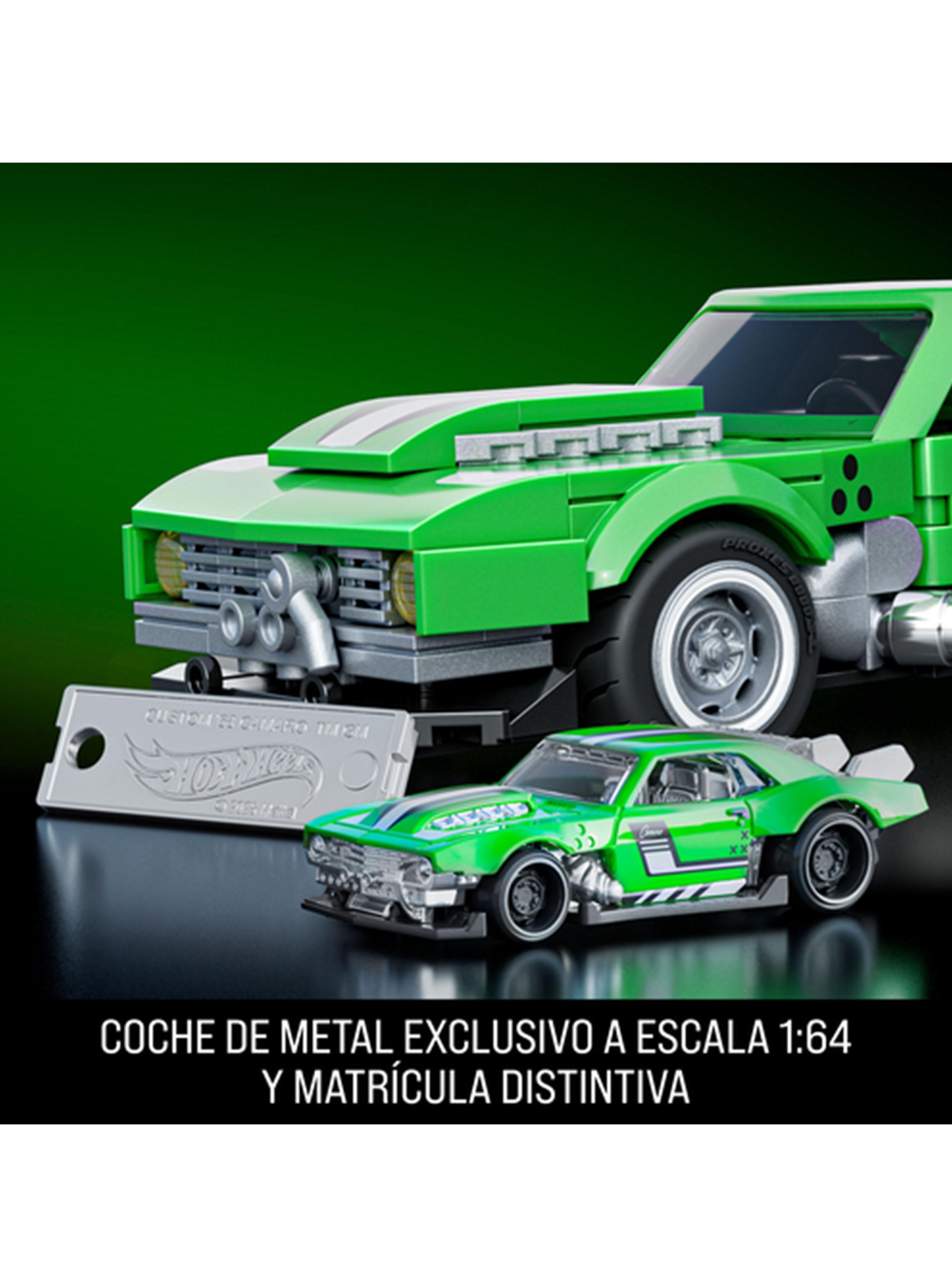 Vehículo para Construir Brick Shop Speed Custom '68 Camaro Verde-3
