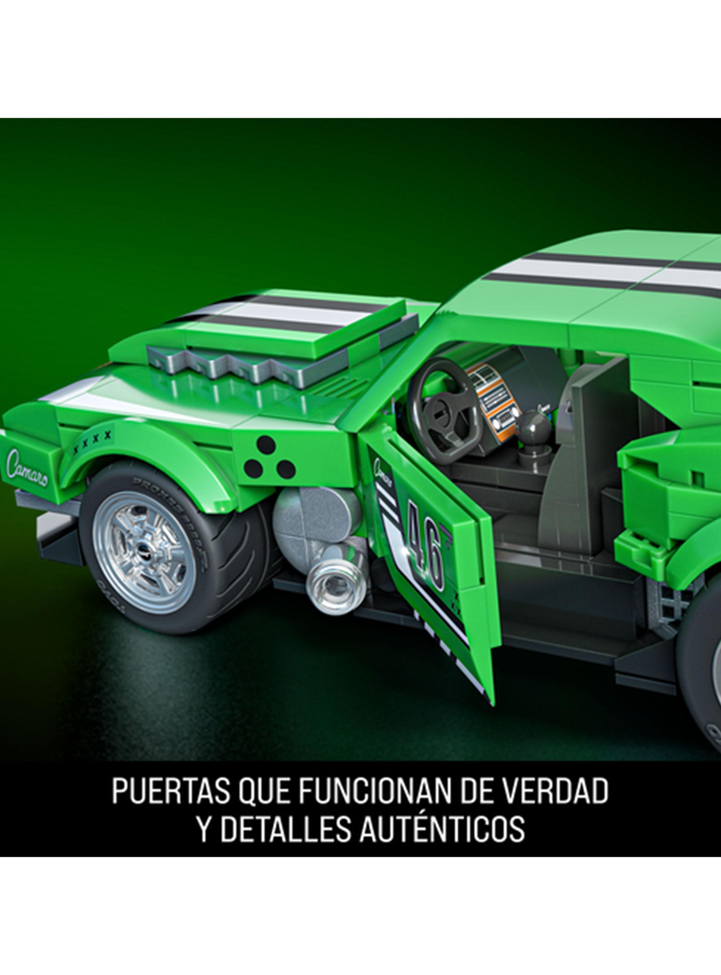 Vehículo para Construir Brick Shop Speed Custom '68 Camaro Verde-4