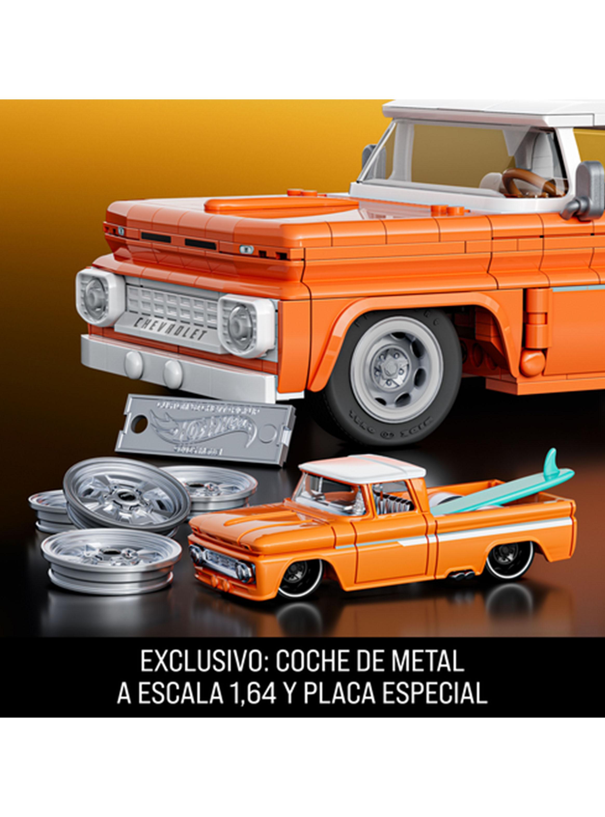 Vehículo para Construir Brick Shop Elite Camioneta Chevy Naranjo-3