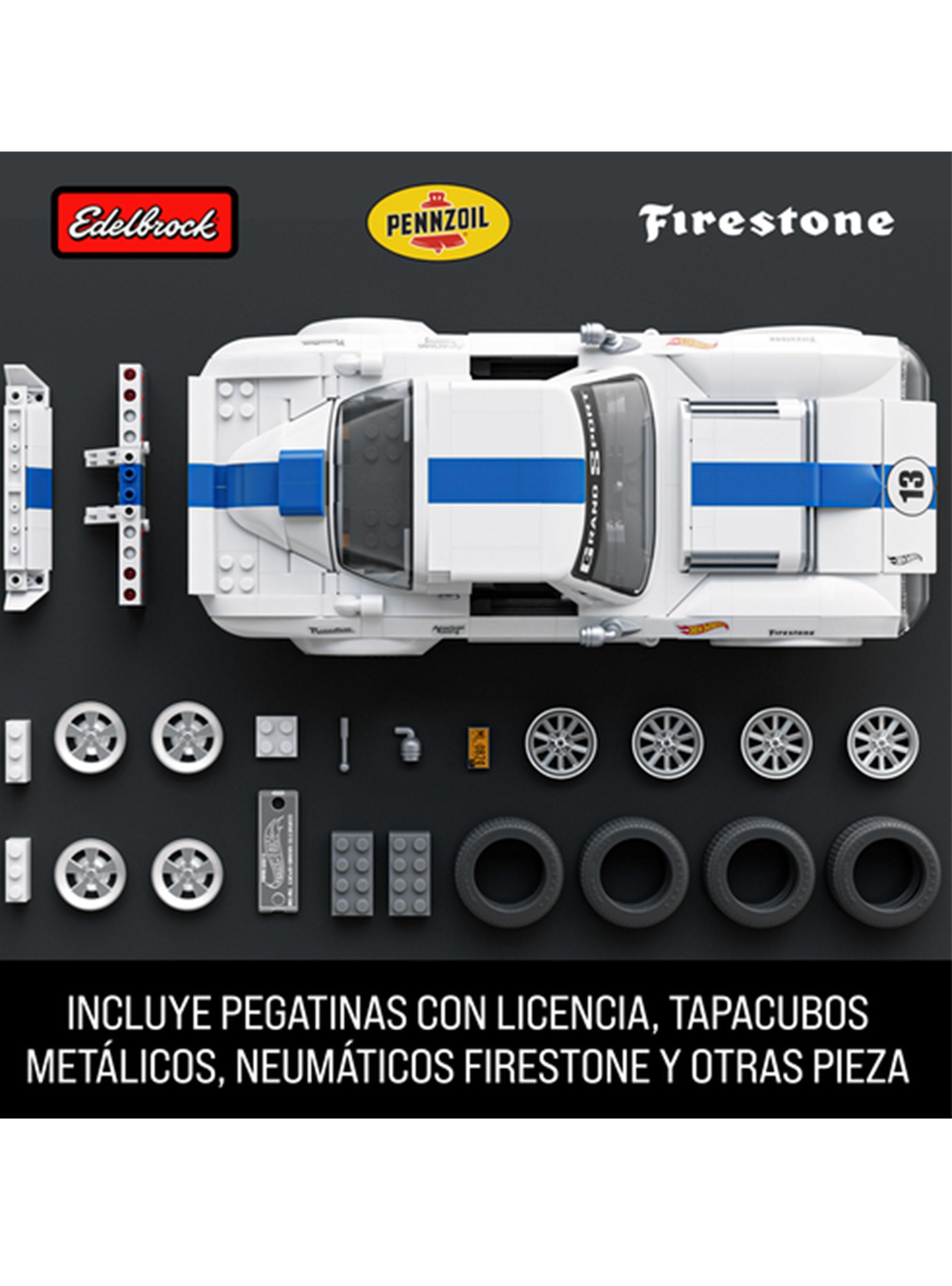 Vehículo para Construir Brick Shop Elite Corvette Blanco-2