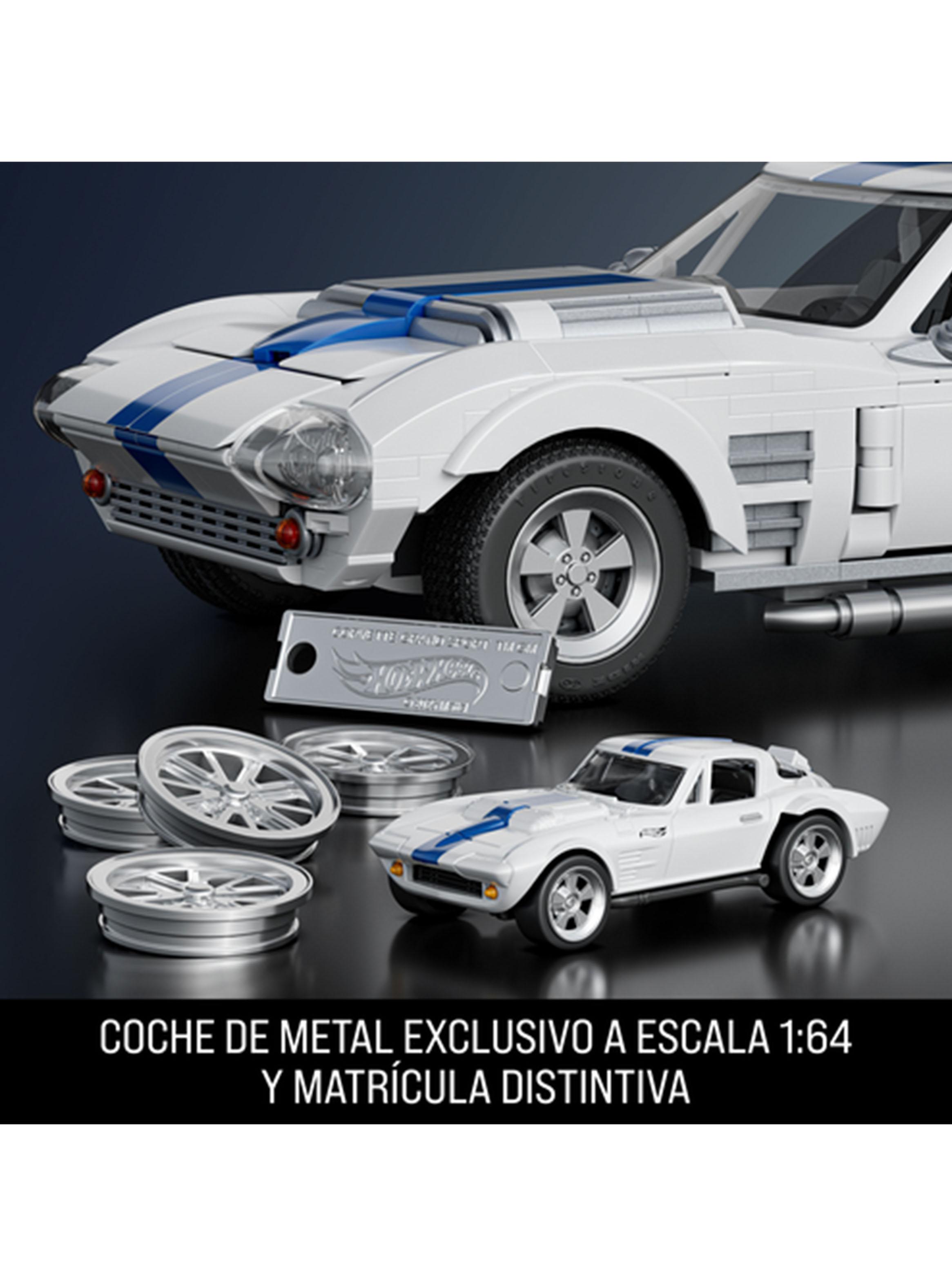 Vehículo para Construir Brick Shop Elite Corvette Blanco-3
