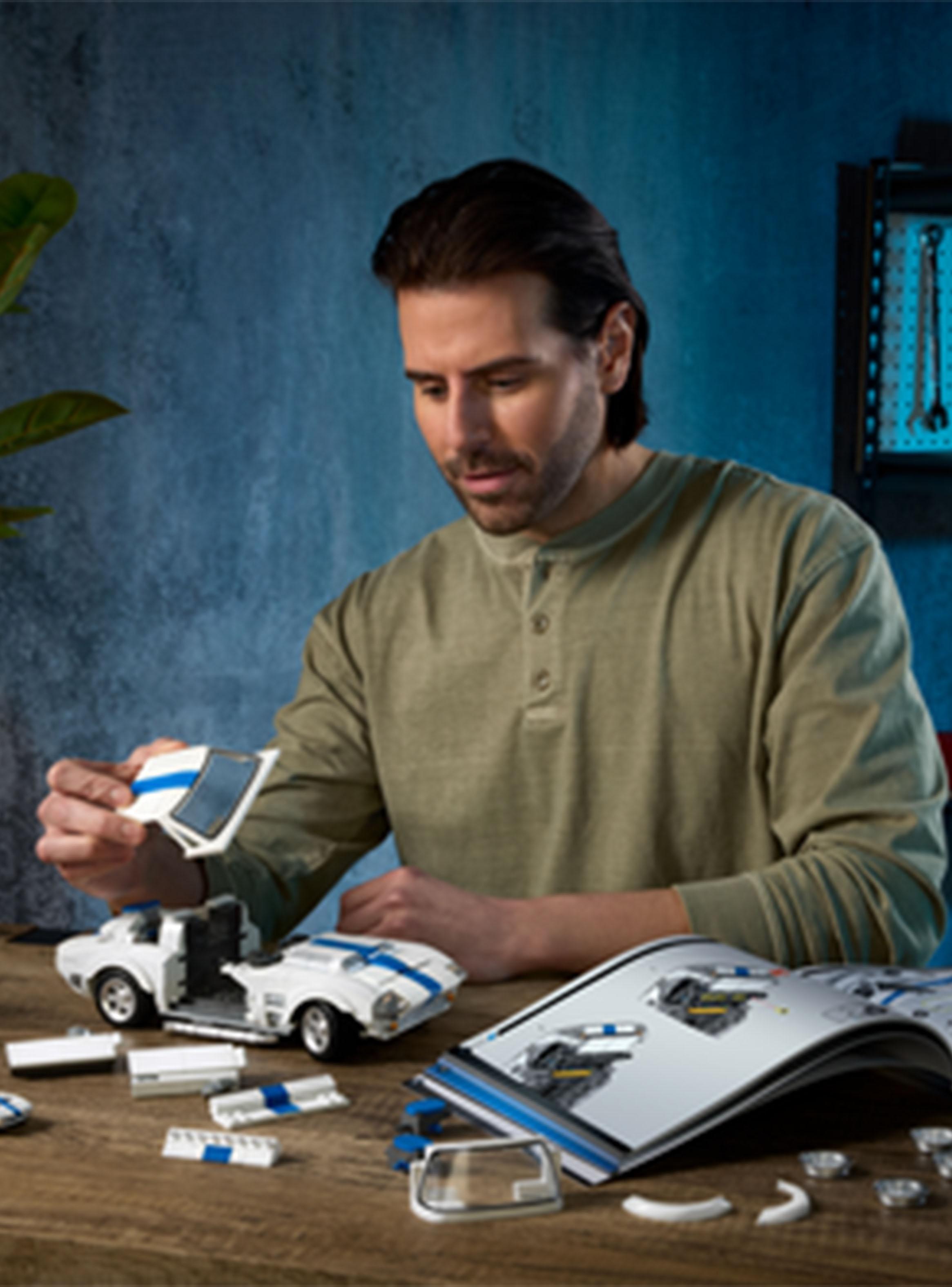 Vehículo para Construir Brick Shop Elite Corvette Blanco-5