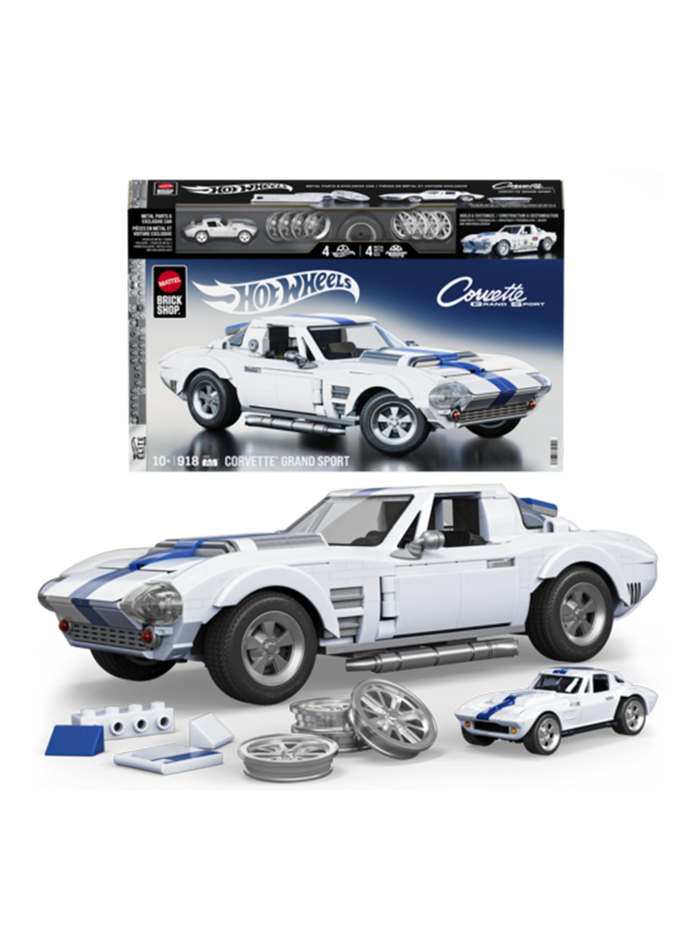 Vehículo para Construir Brick Shop Elite Corvette Blanco-0