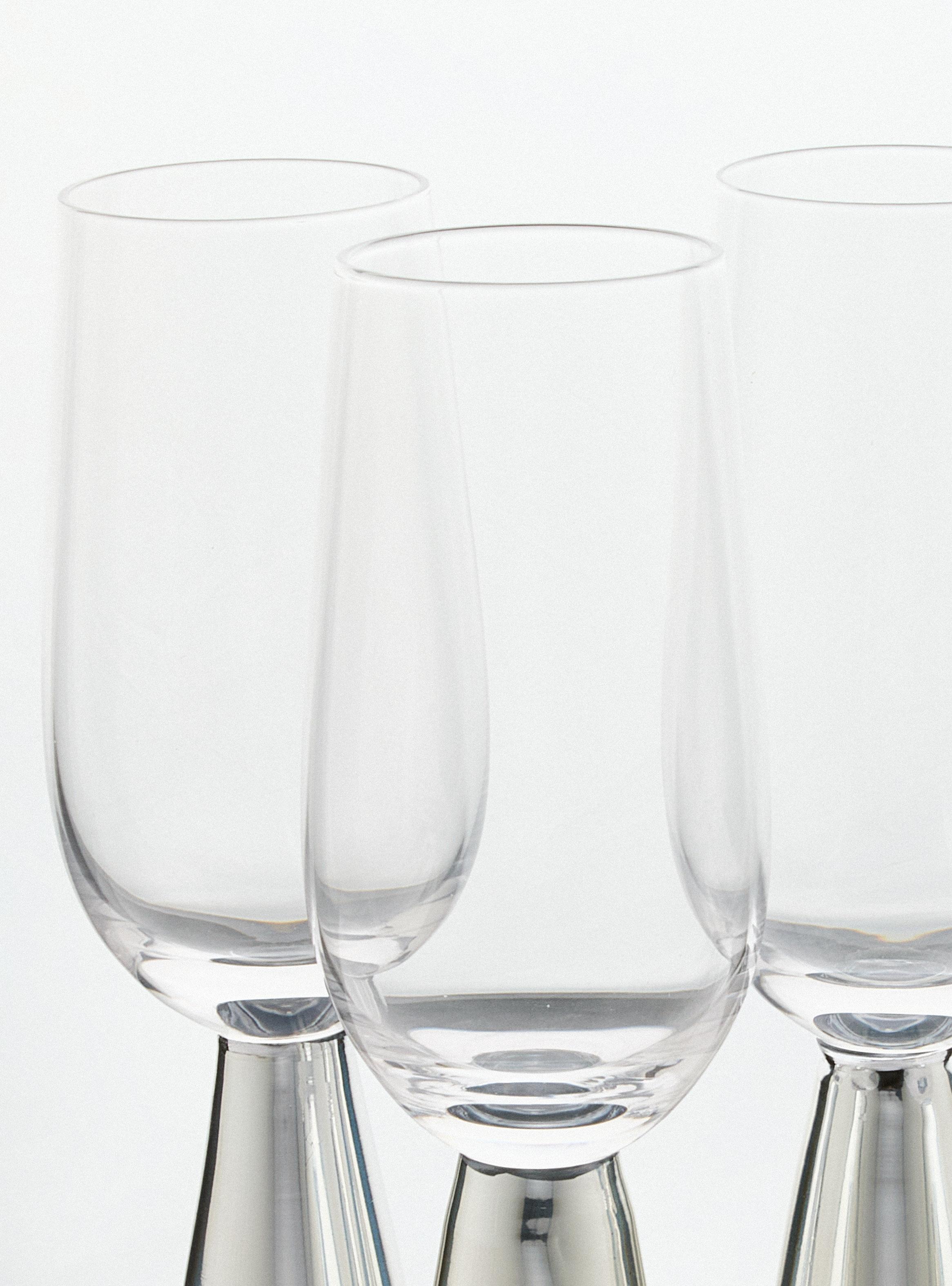 Set de 4 Copas Silver Champaña 260 ml-2